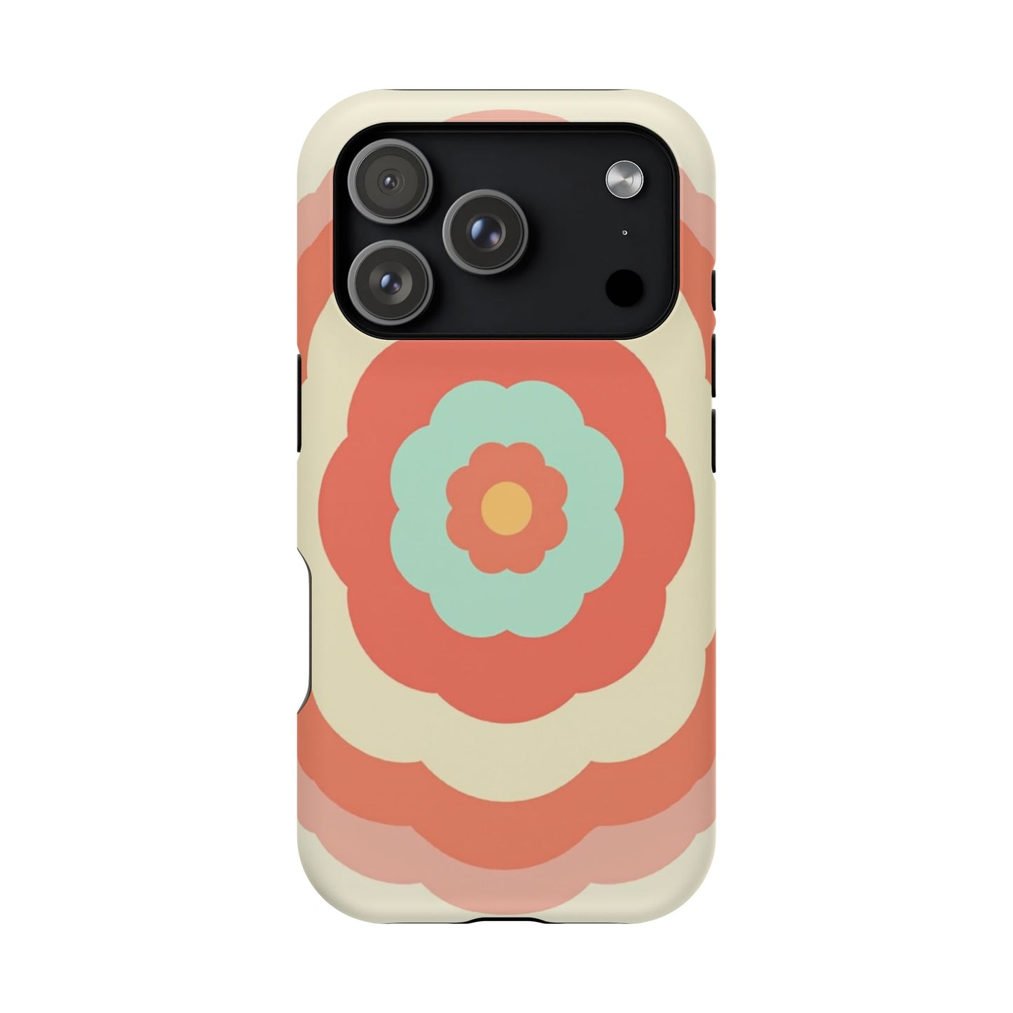Cute Flower Phone Case - Pastel Aesthetic iPhone Case, Kawaii Gift Idea, Retro Floral Design
