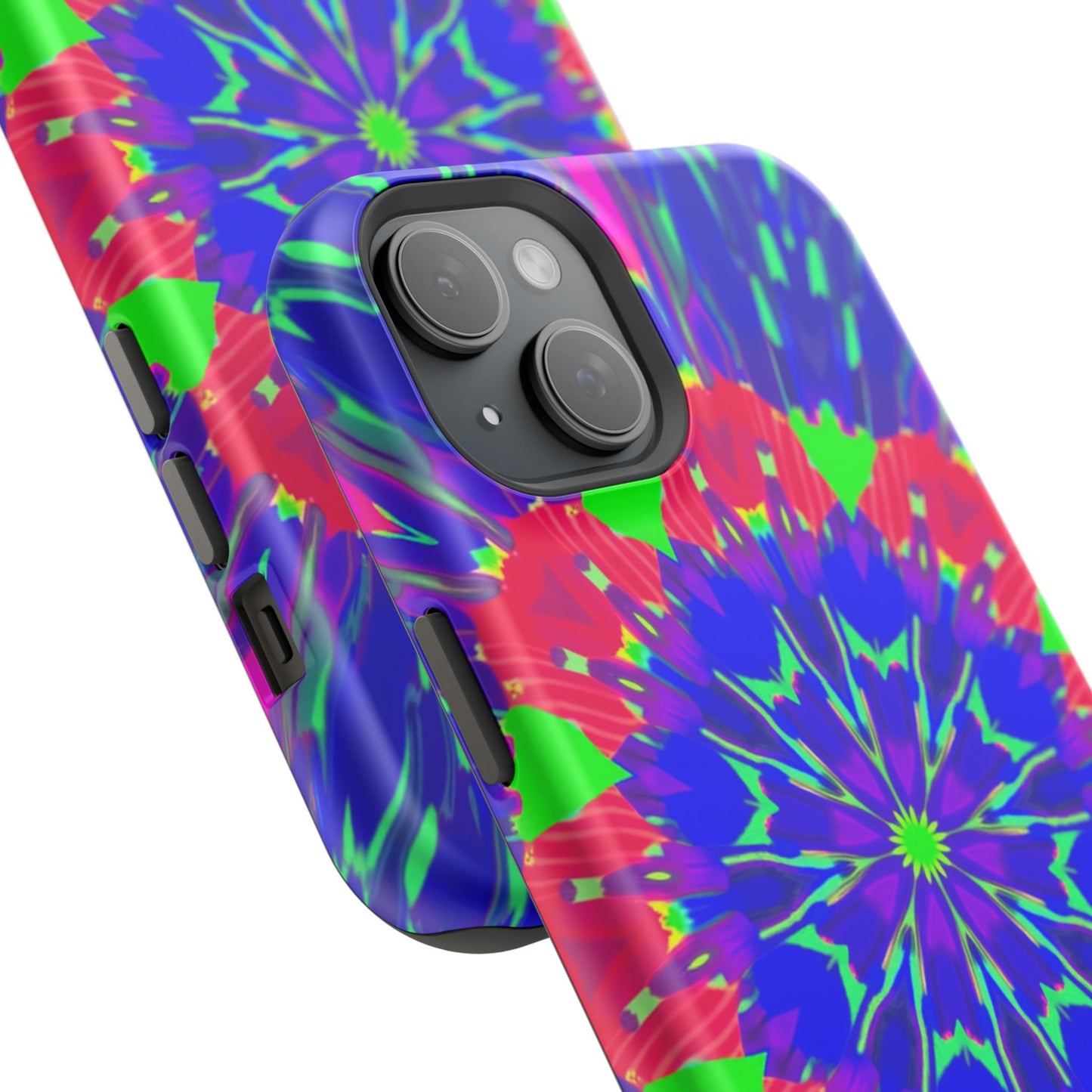 Neon Phone Case - Trippy iPhone Case, Rave Gift Idea, Aesthetic Y2K Accessory