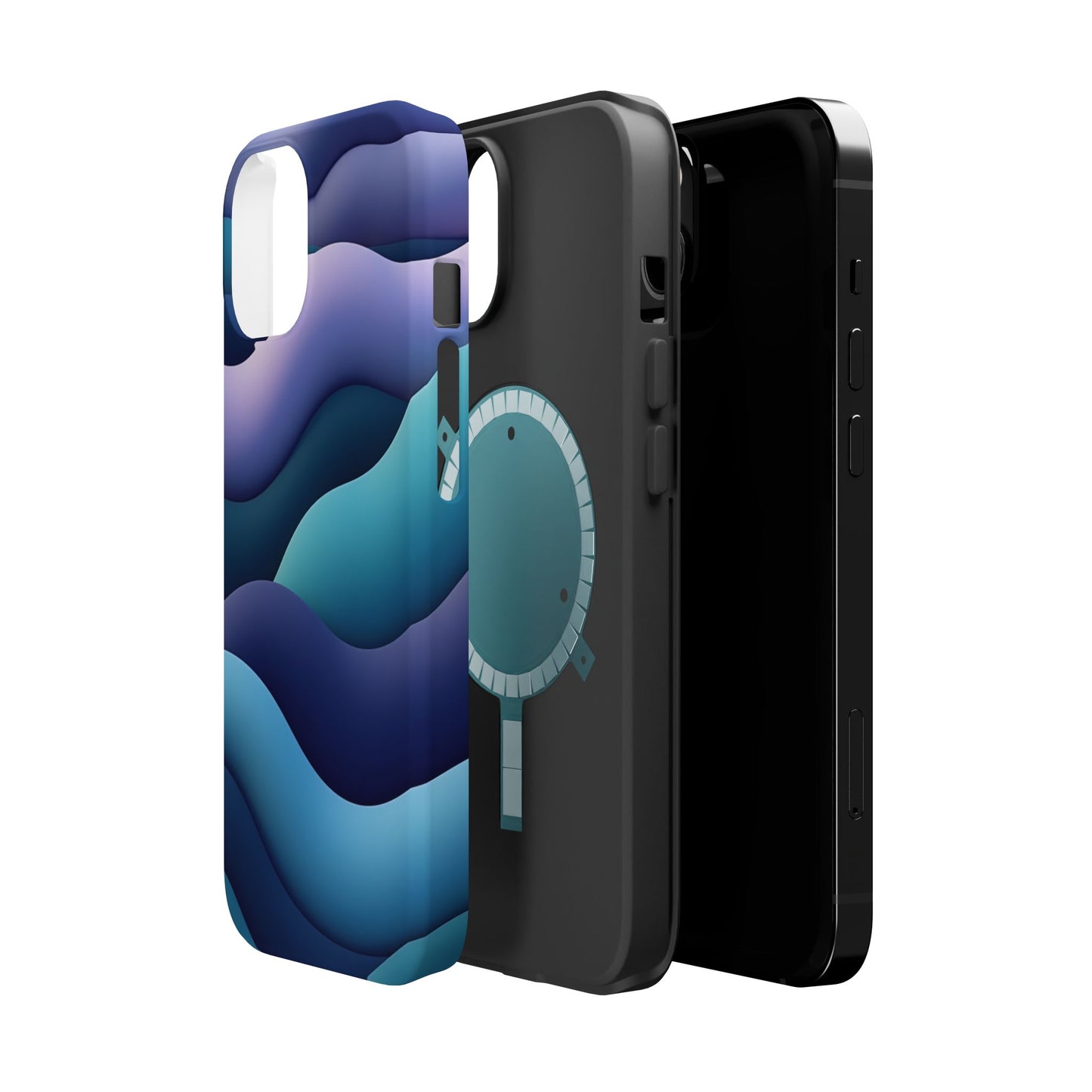 Blue Wave Phone Case - Aesthetic iPhone Case, Calming Gift Idea, Minimalist Summer Accessory