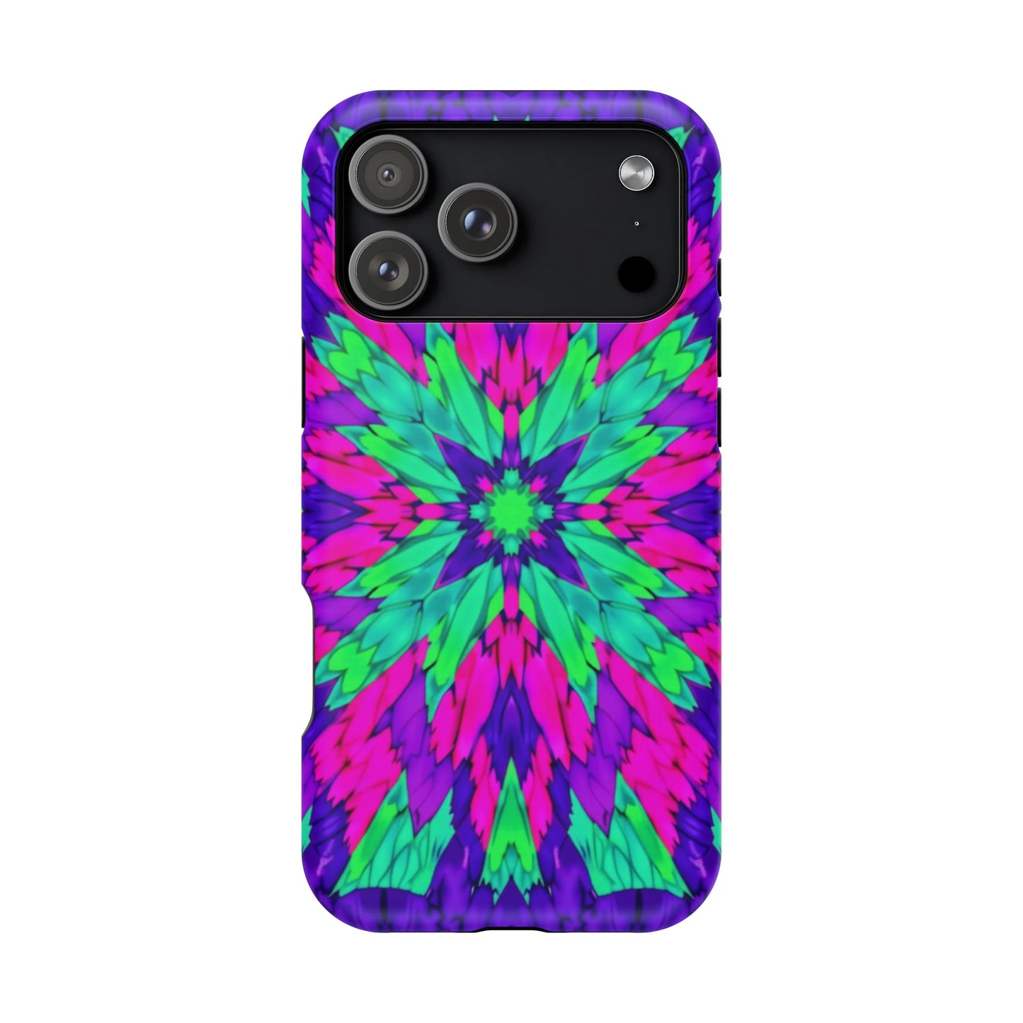 Psychedelic Mandala Phone Case - Trippy Art Gift | Colorful Flower Cases for iPhone Lovers