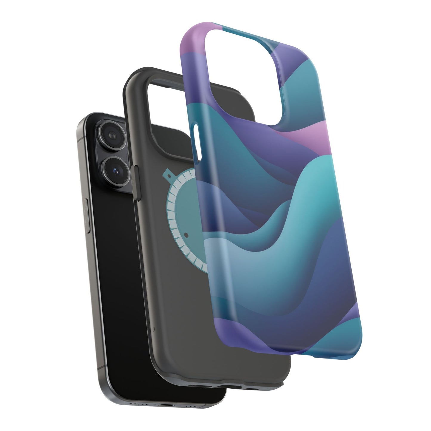 Oceanic Serenity Phone Case - Calming Blue Wave Aesthetic | Nature Inspired Gift Idea