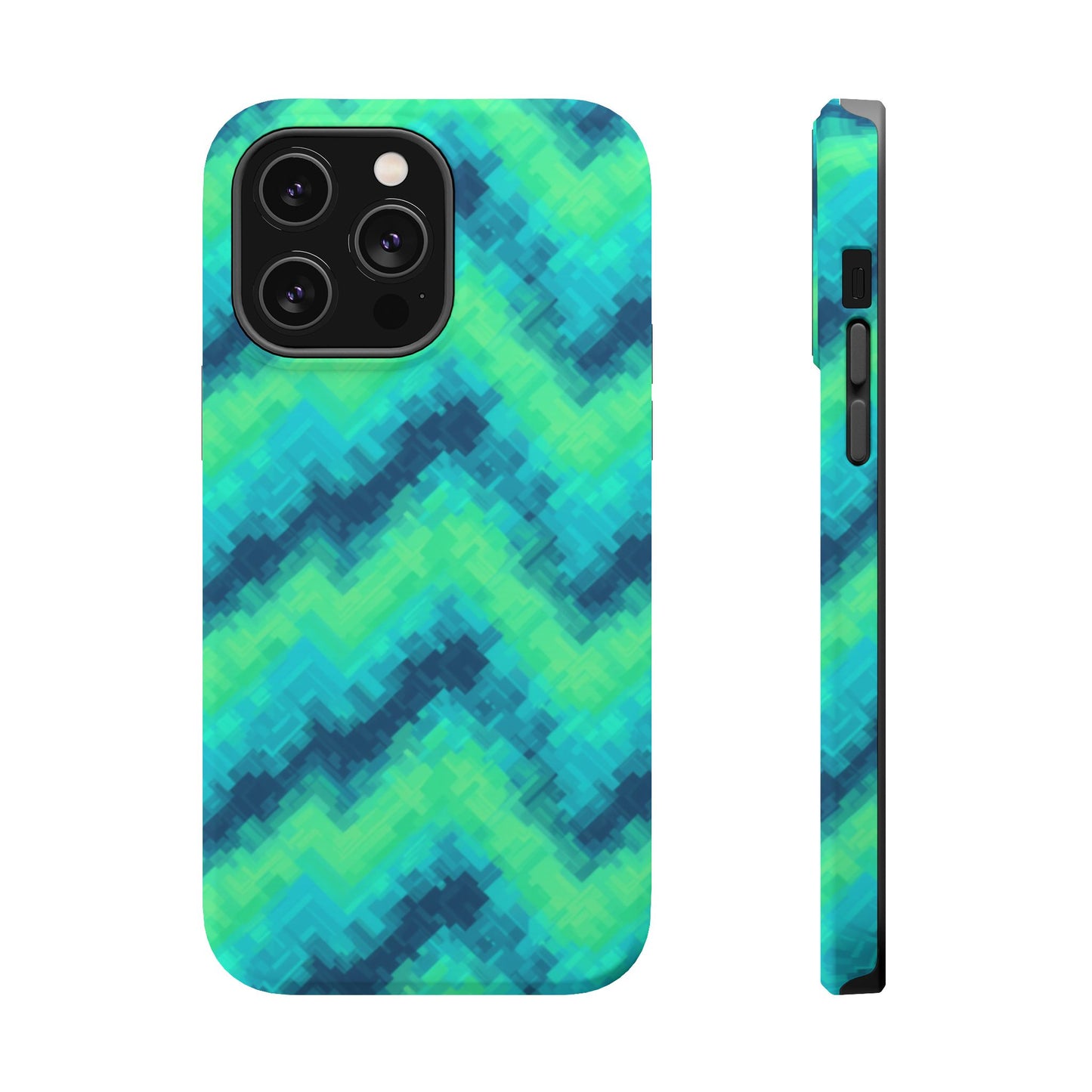 8-Bit Wave Phone Case for iPhone | Retro Pixel Art Slim Protective Cover