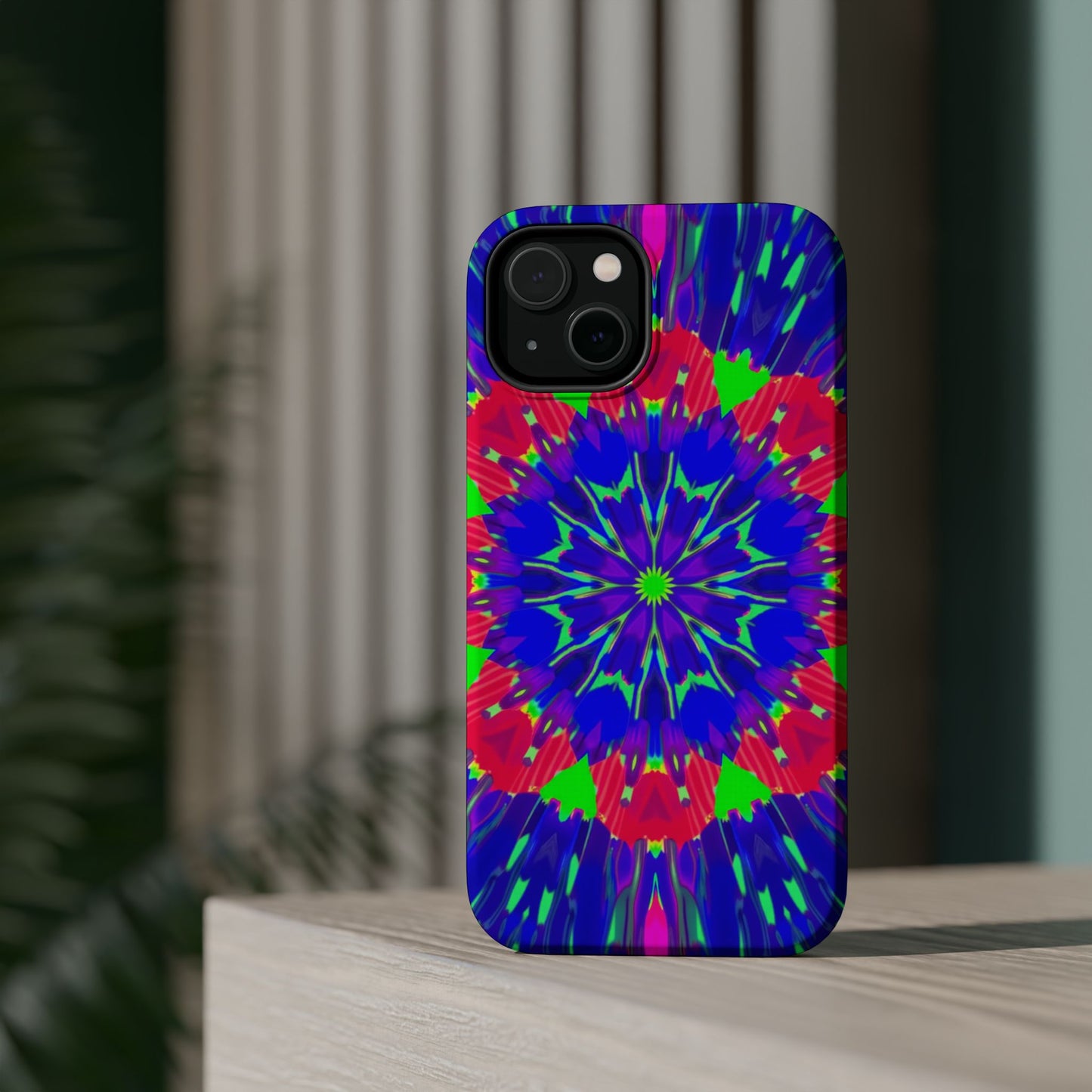Neon Phone Case - Trippy iPhone Case, Rave Gift Idea, Aesthetic Y2K Accessory