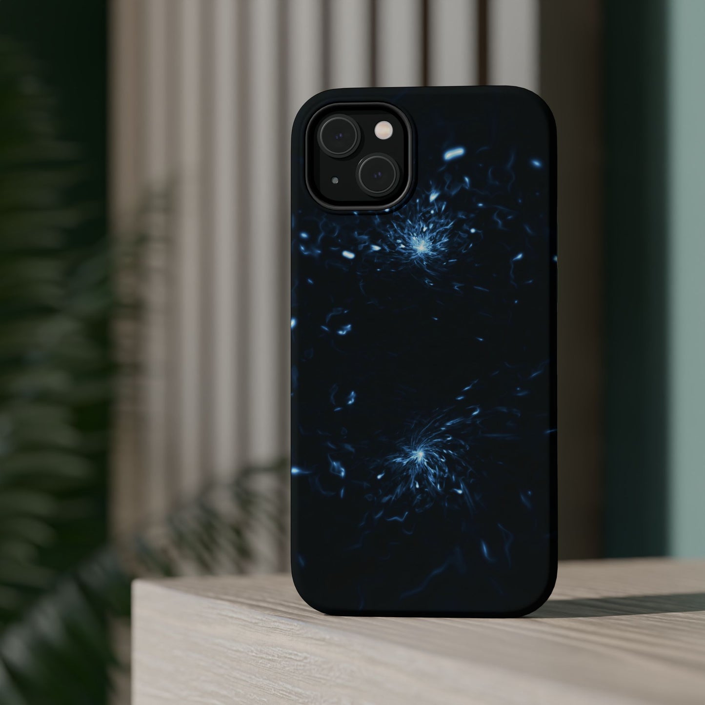 Galaxy Phone Case - Aesthetic iPhone Case | Blue Abstract Energy Design | Gifts for Him/Her | Sci-Fi Tech Vibes