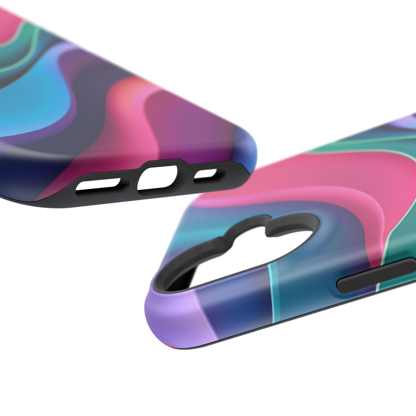 Aesthetic Wave Phone Case - Colorful iPhone Case, Ocean Gift Idea, Trendy Summer Accessory