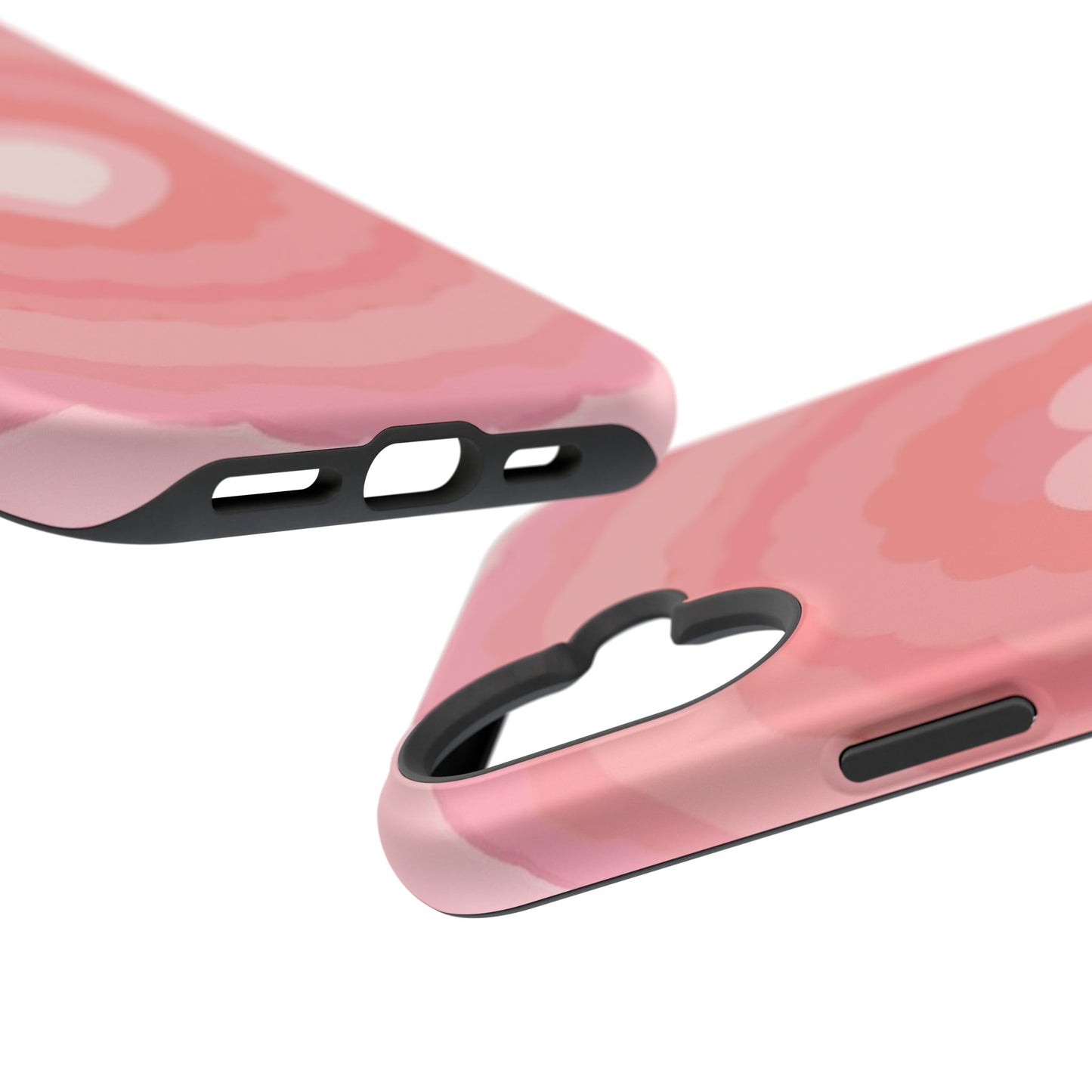 Heart Ripple iPhone Case - Cute Pink Aesthetic - Kawaii Gift for Her