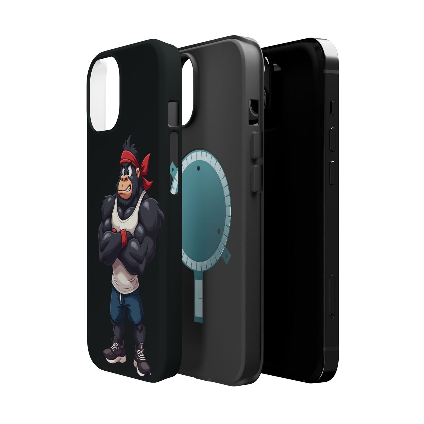 Red Band Gym Gorilla Phone Case β Fierce Style Meets Tough Protection