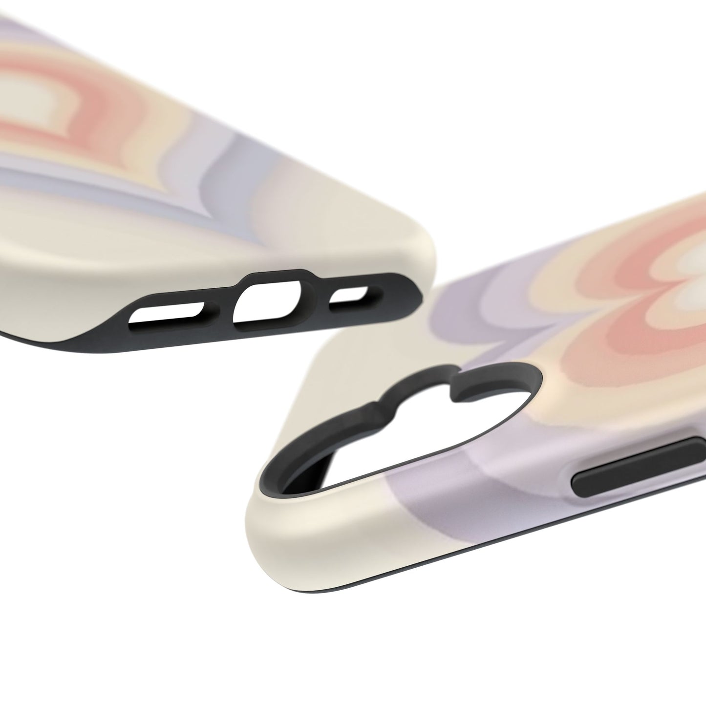 Radiant Heart iPhone Case - Pastel Layered Design - Cute Y2K Aesthetic Gift