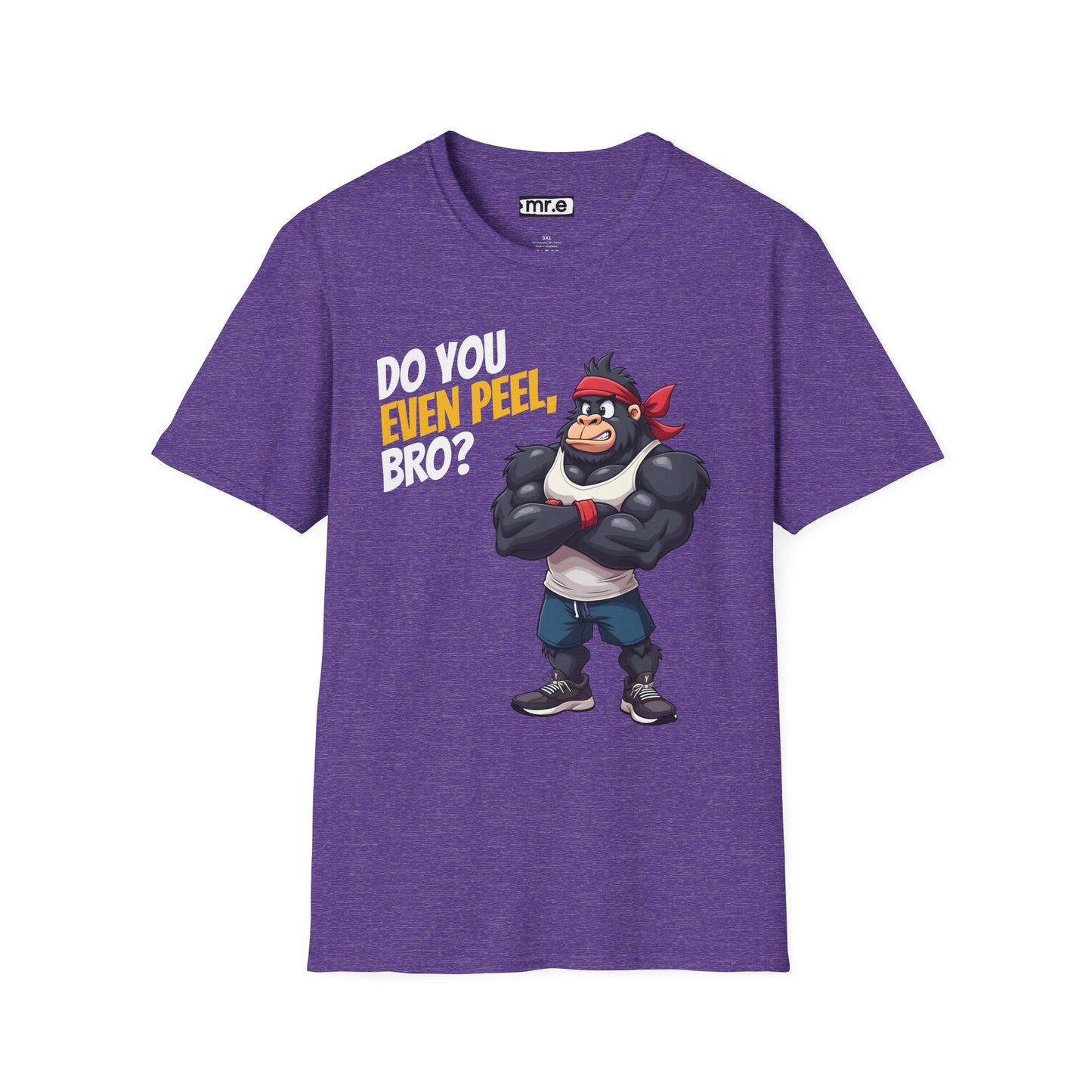Do You Even Peel, Bro? β Funny Gym Gorilla T-Shirt