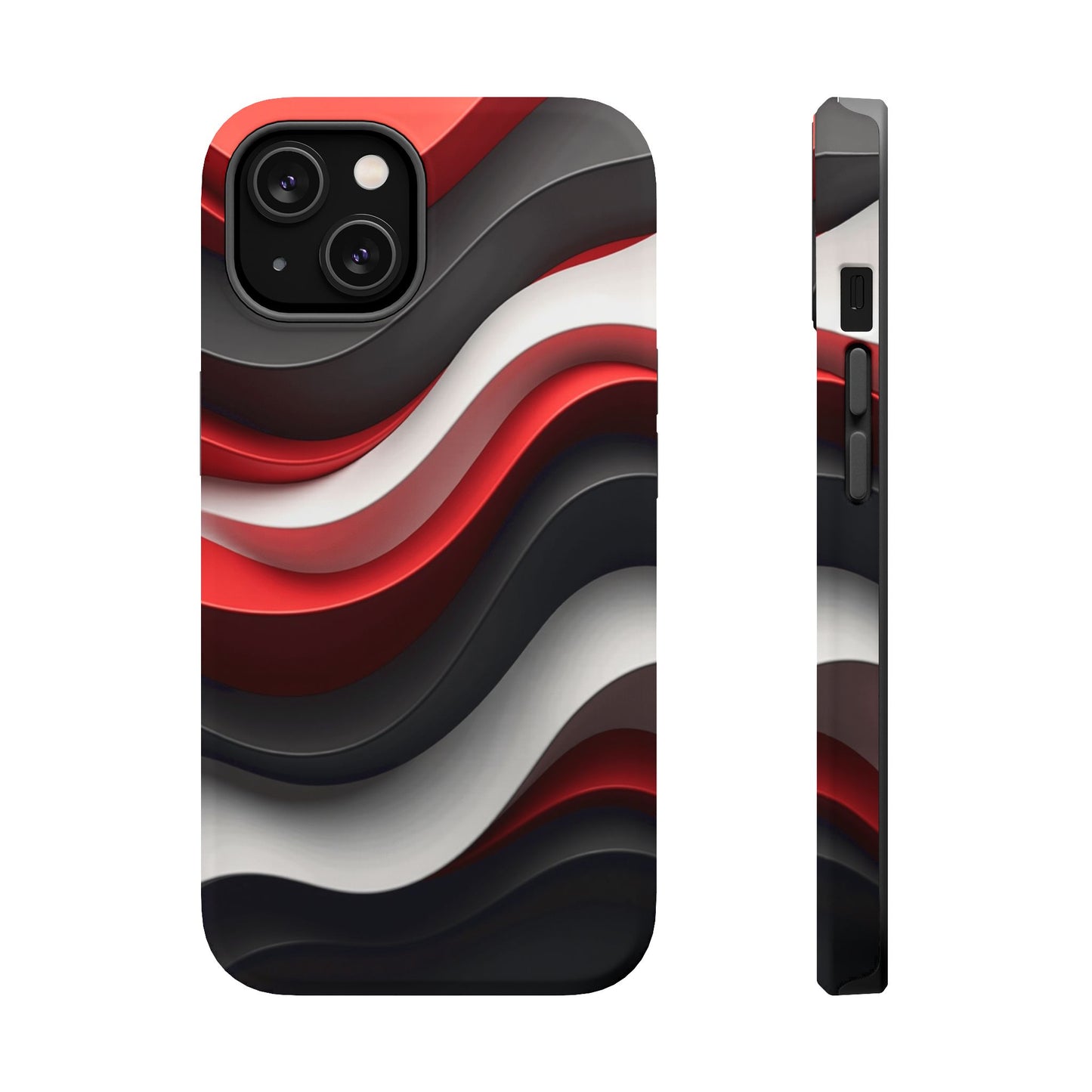 Statement Wave Phone Case - Aesthetic iPhone Case, Edgy Gift Idea, Trendy Summer Accessory