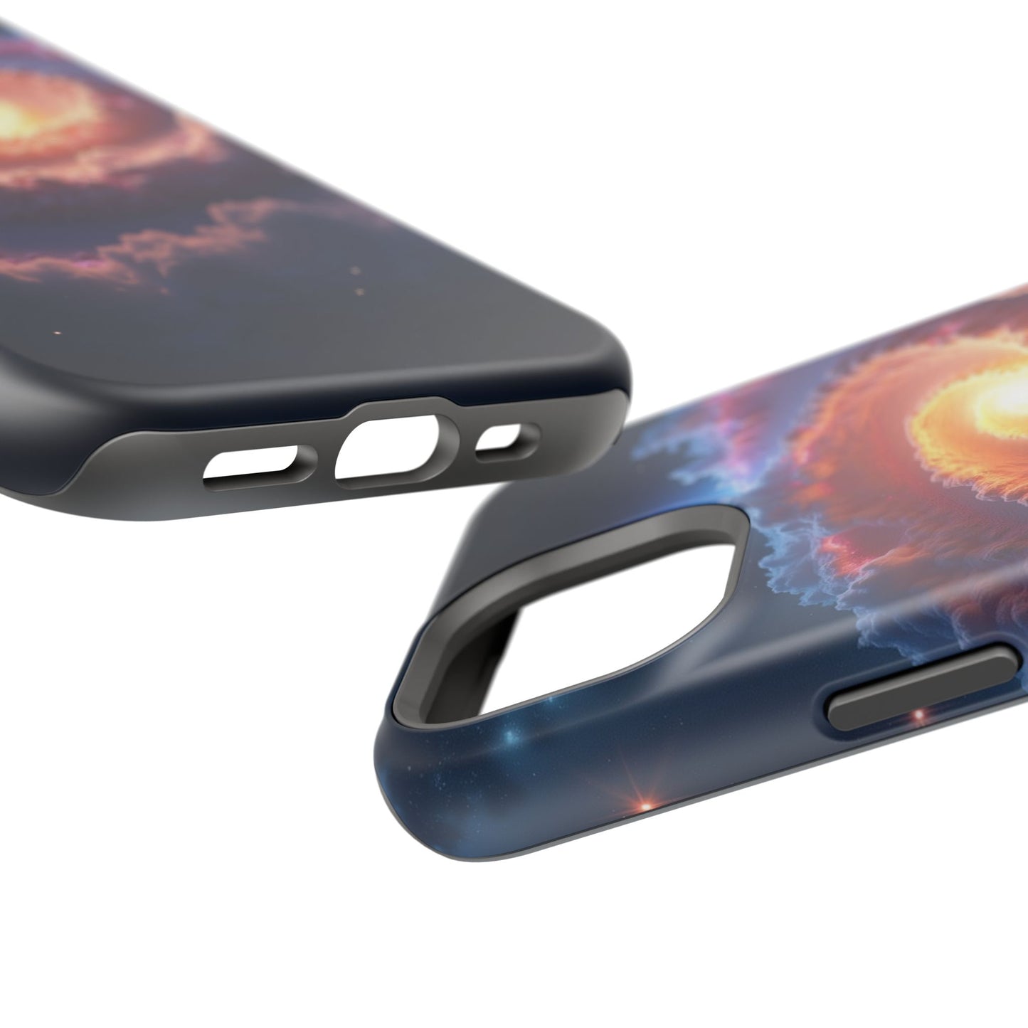 Ethereal Spiral Galaxy Phone Case for iPhone | Dreamy Aesthetic Slim Protective Cover