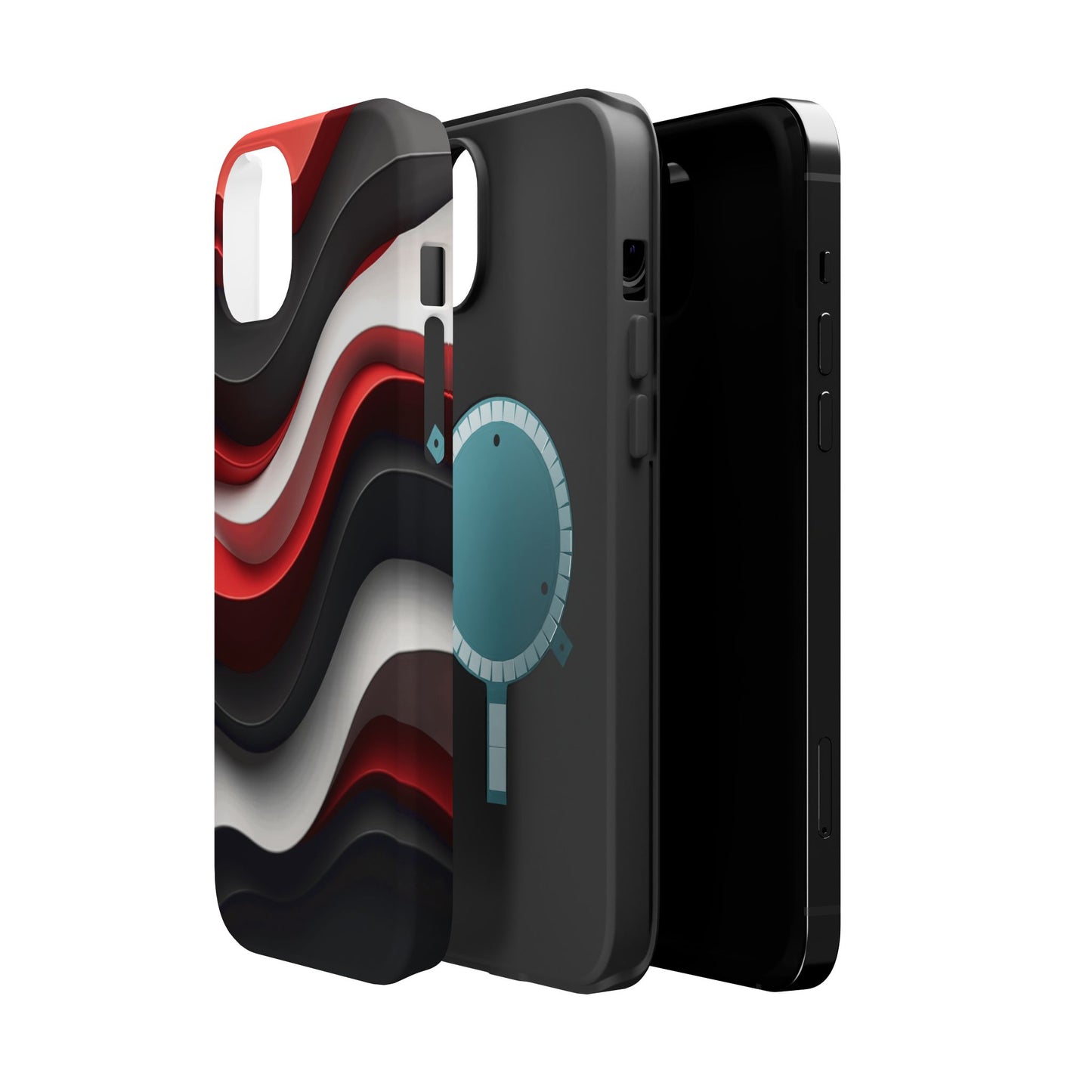Statement Wave Phone Case - Aesthetic iPhone Case, Edgy Gift Idea, Trendy Summer Accessory