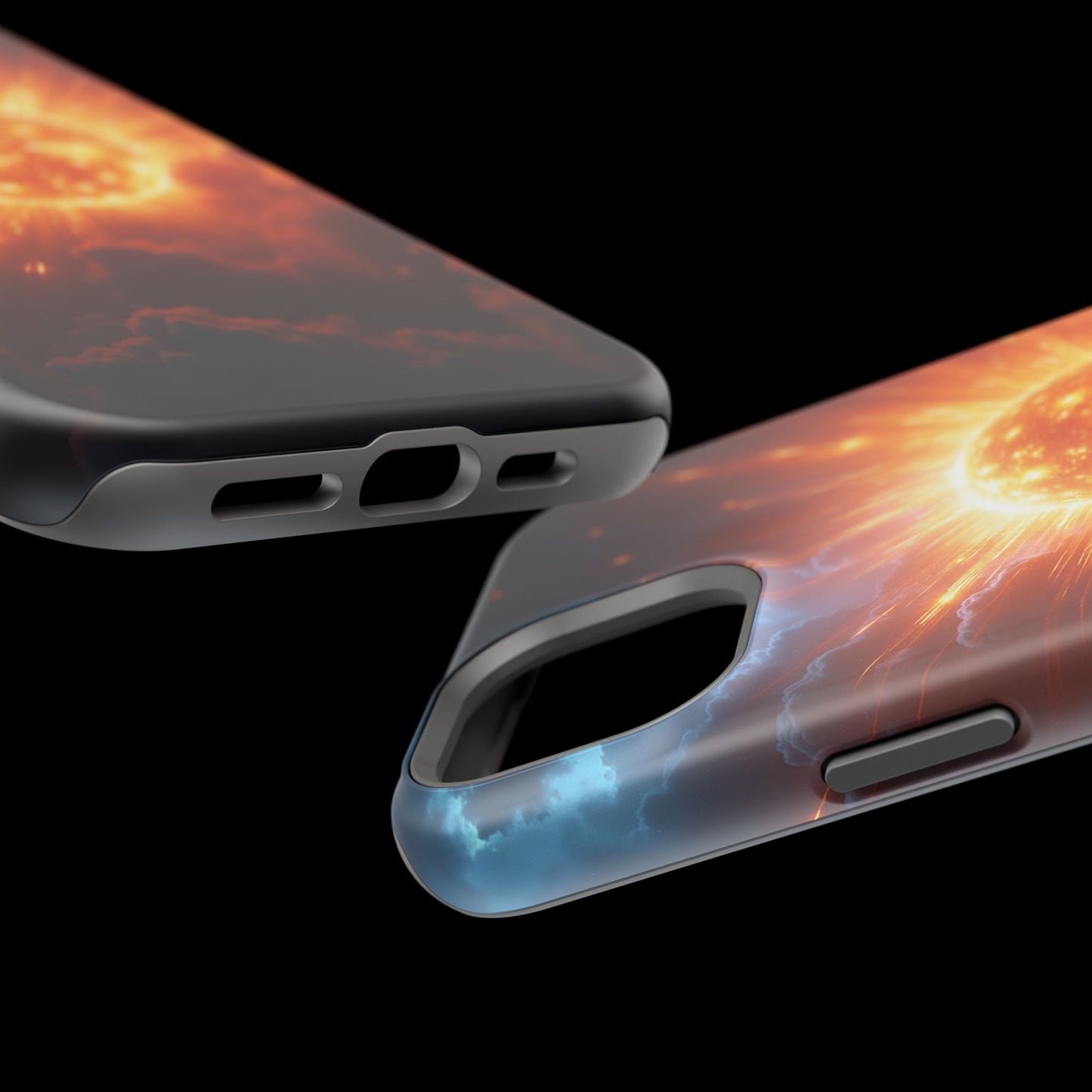 Sun Phone Case - Fiery Starburst iPhone Cover - Astronomy Gift for Him/Her