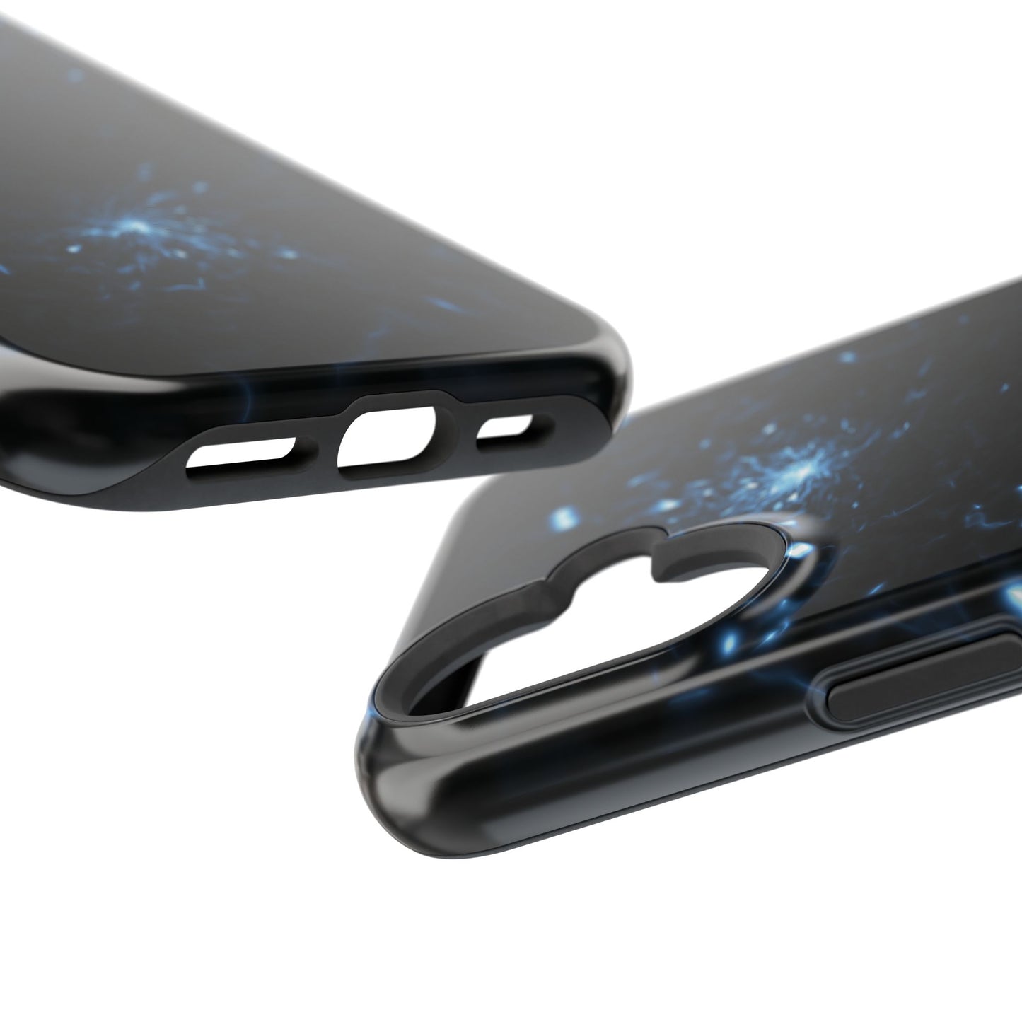 Galaxy Phone Case - Aesthetic iPhone Case | Blue Abstract Energy Design | Gifts for Him/Her | Sci-Fi Tech Vibes