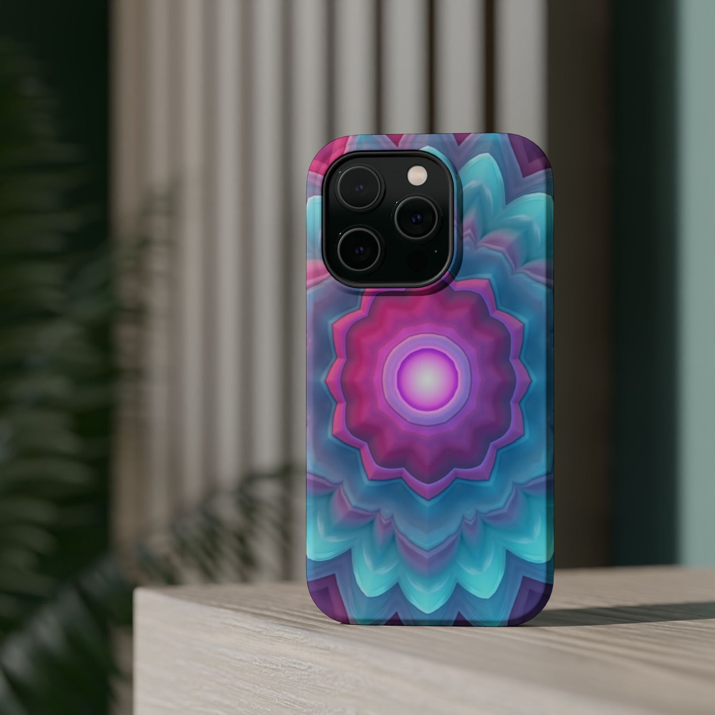 Cosmic Bloom iPhone Case - Galaxy Floral Design, Aesthetic Gift Idea