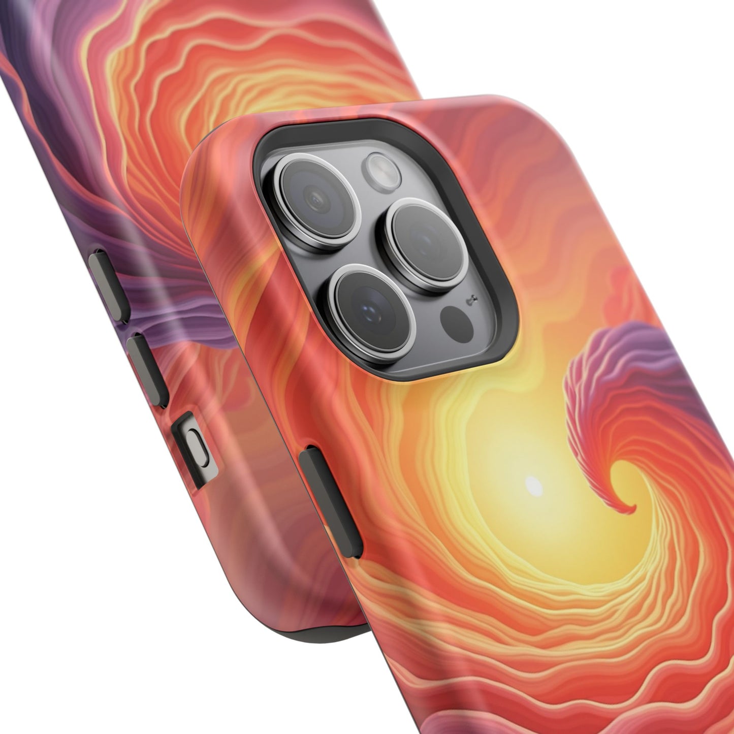 Sunburst Wave iPhone Case - Ocean Sunset Design, Aesthetic Beach Gift Idea
