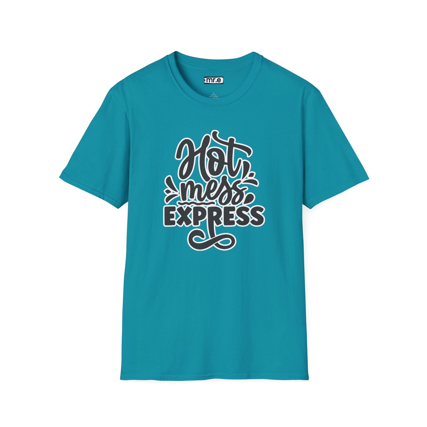 "Hot Mess Express" Funny & Bold T-Shirt β Ironic Confidence Tee for Chaotic, Cool, and Unapologetically You
