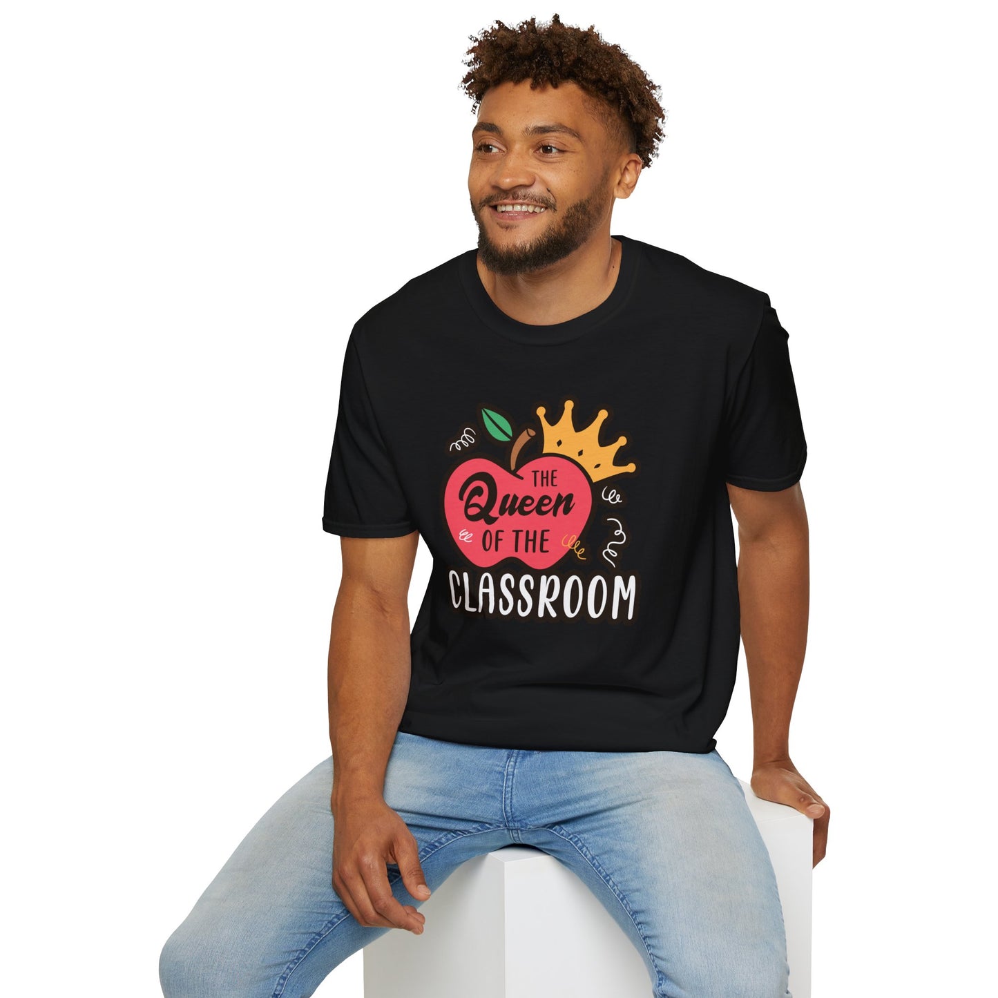Teacher Shirt - Queen of the Classroom Tee, Gift for Teachers, Appreciation Gift, Cute Educator Graphic Top, Back to School Outfit