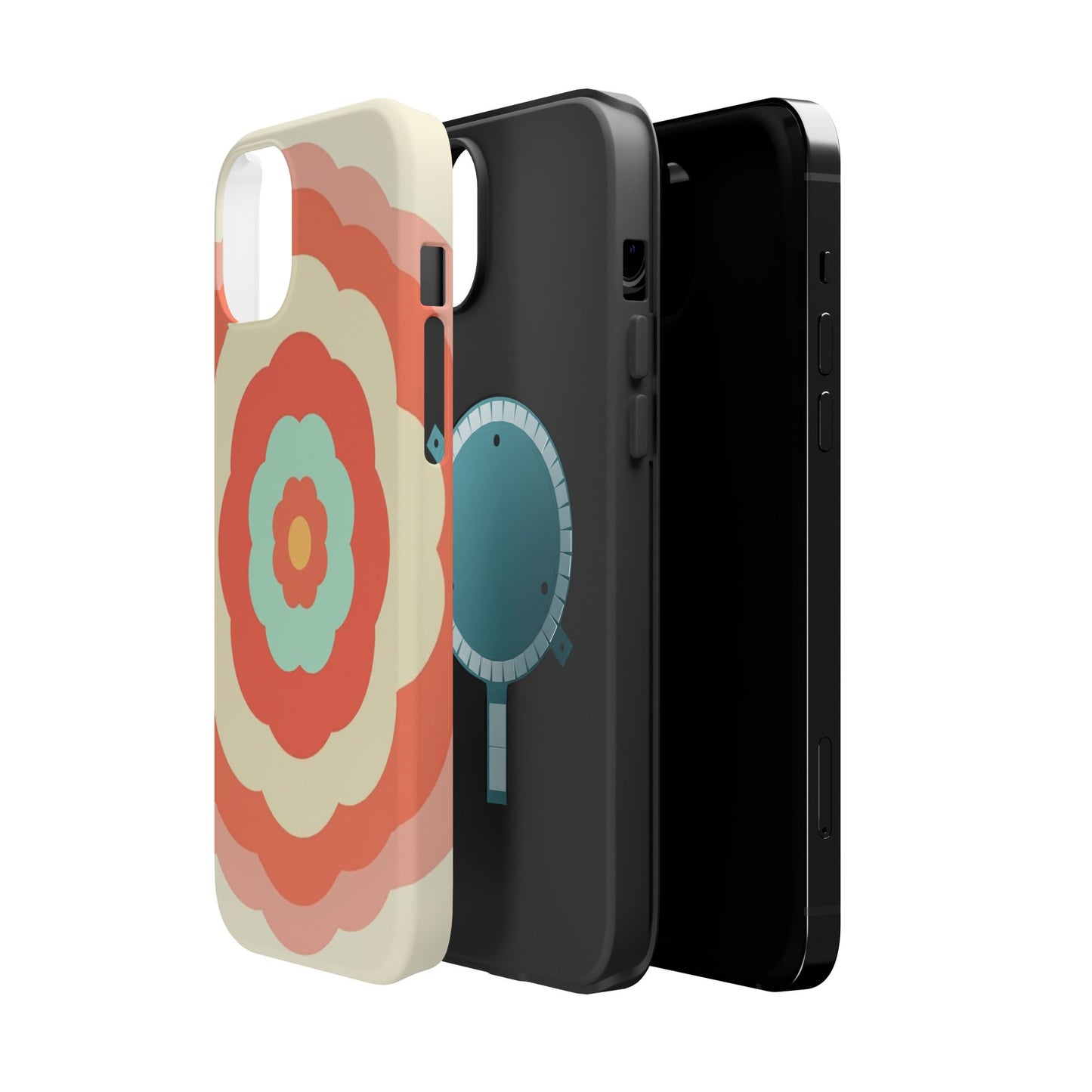 Cute Flower Phone Case - Pastel Aesthetic iPhone Case, Kawaii Gift Idea, Retro Floral Design