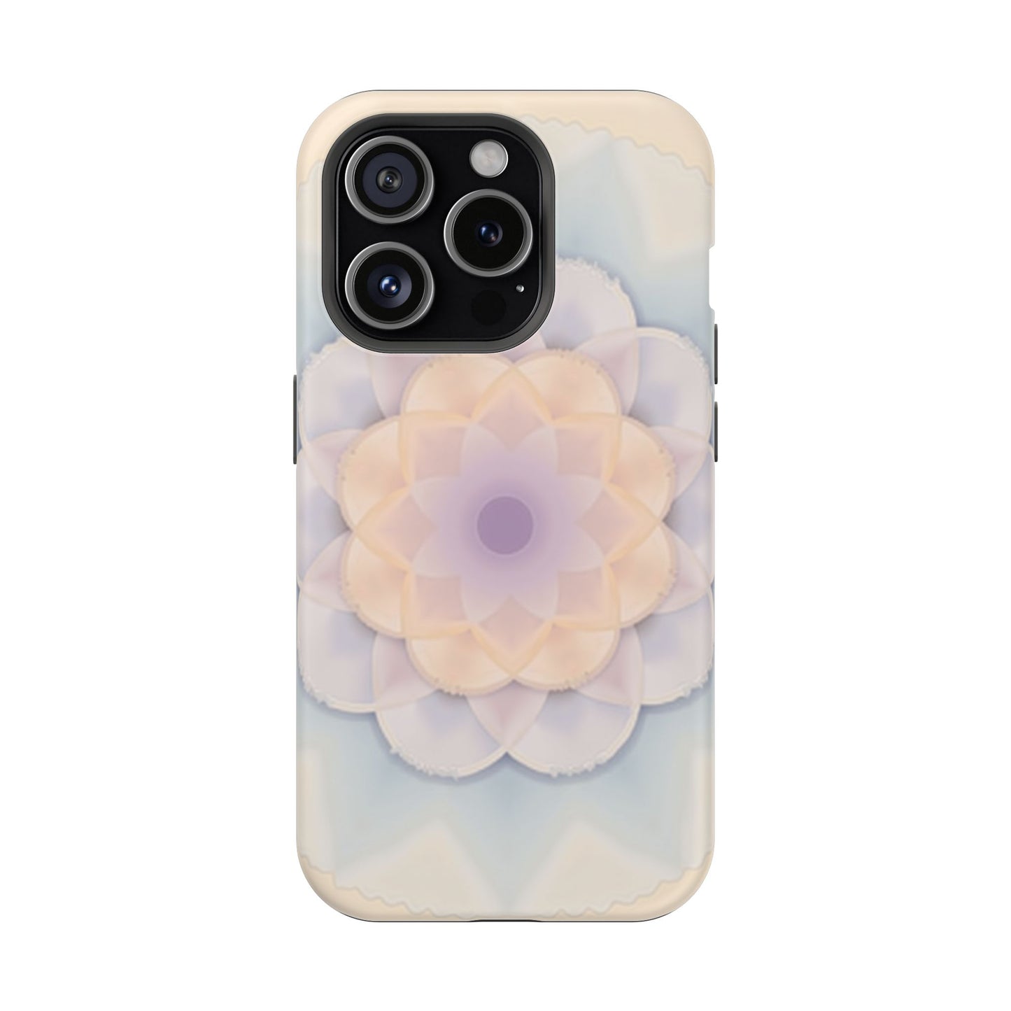 Pastel Mandala Phone Case - Aesthetic iPhone Case, Floral Gift Idea, Spiritual Zen Design