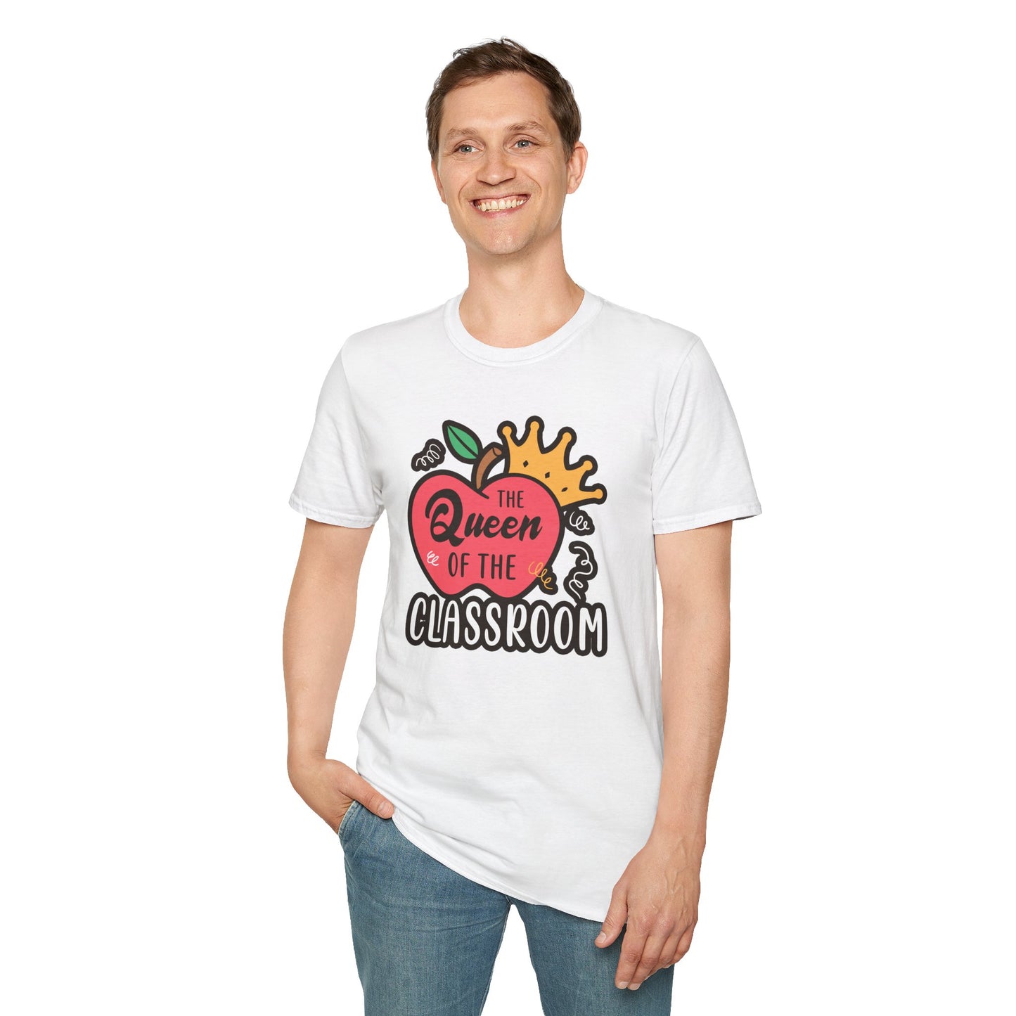 Teacher Shirt - Queen of the Classroom Tee, Gift for Teachers, Appreciation Gift, Cute Educator Graphic Top, Back to School Outfit
