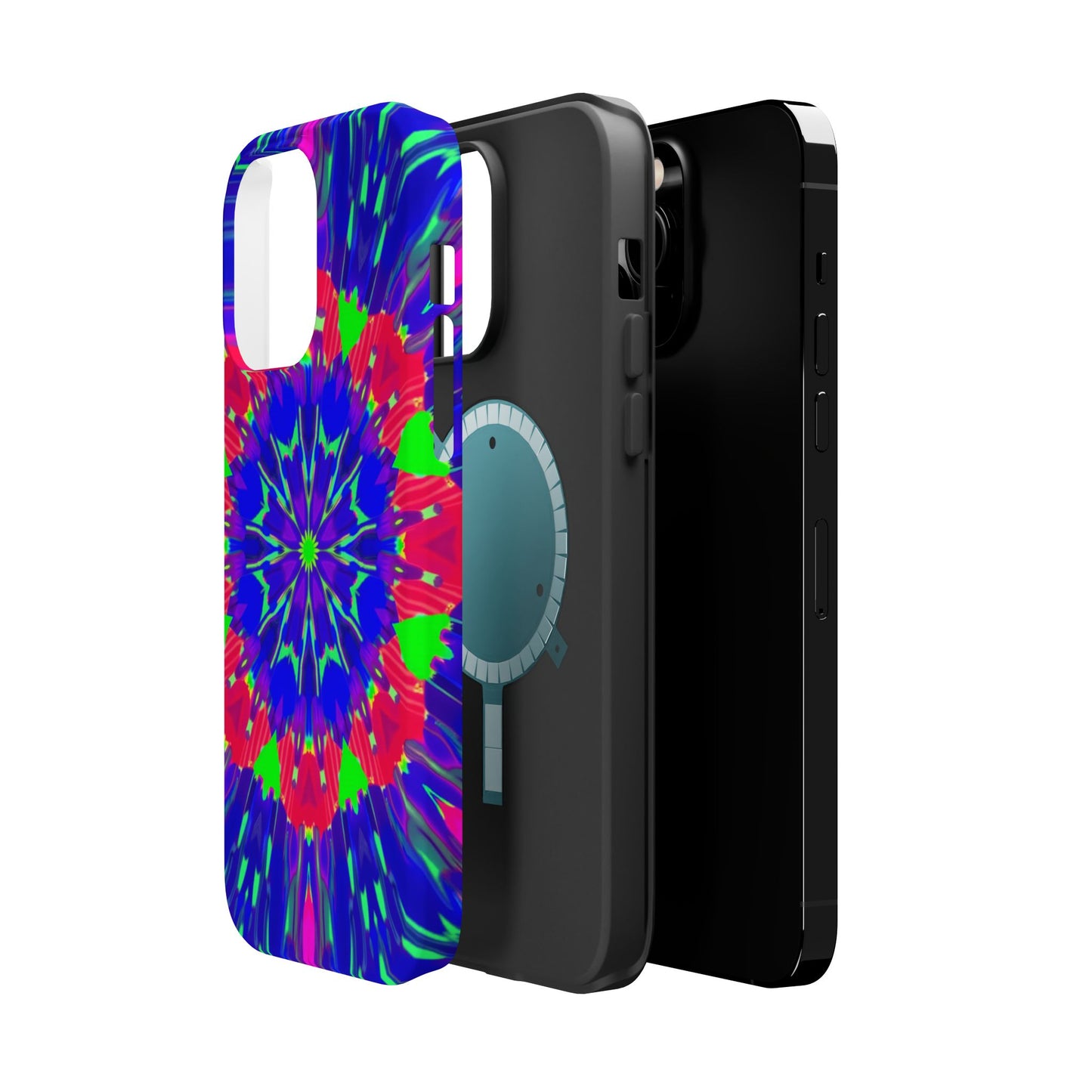 Neon Phone Case - Trippy iPhone Case, Rave Gift Idea, Aesthetic Y2K Accessory