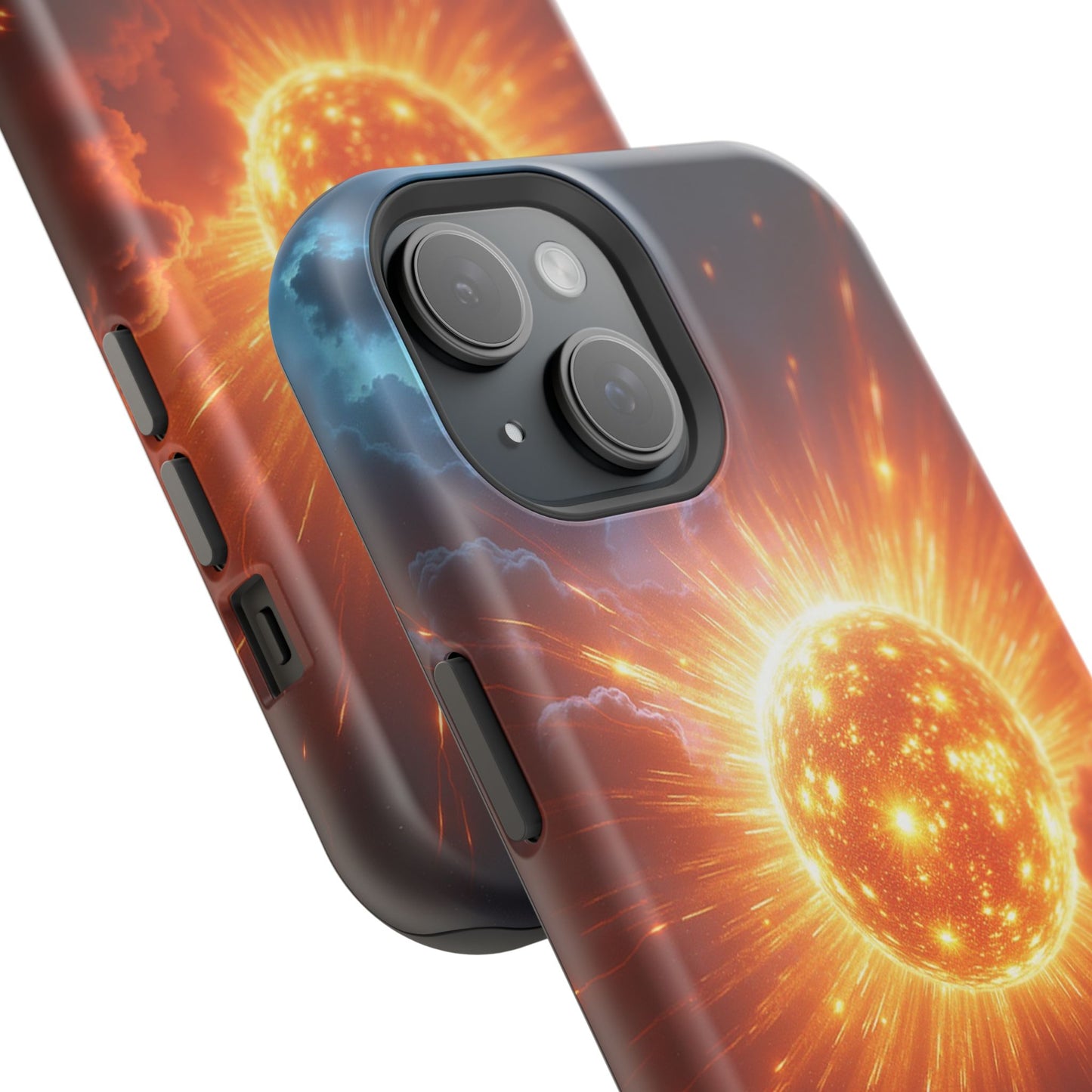 Sun Phone Case - Fiery Starburst iPhone Cover - Astronomy Gift for Him/Her
