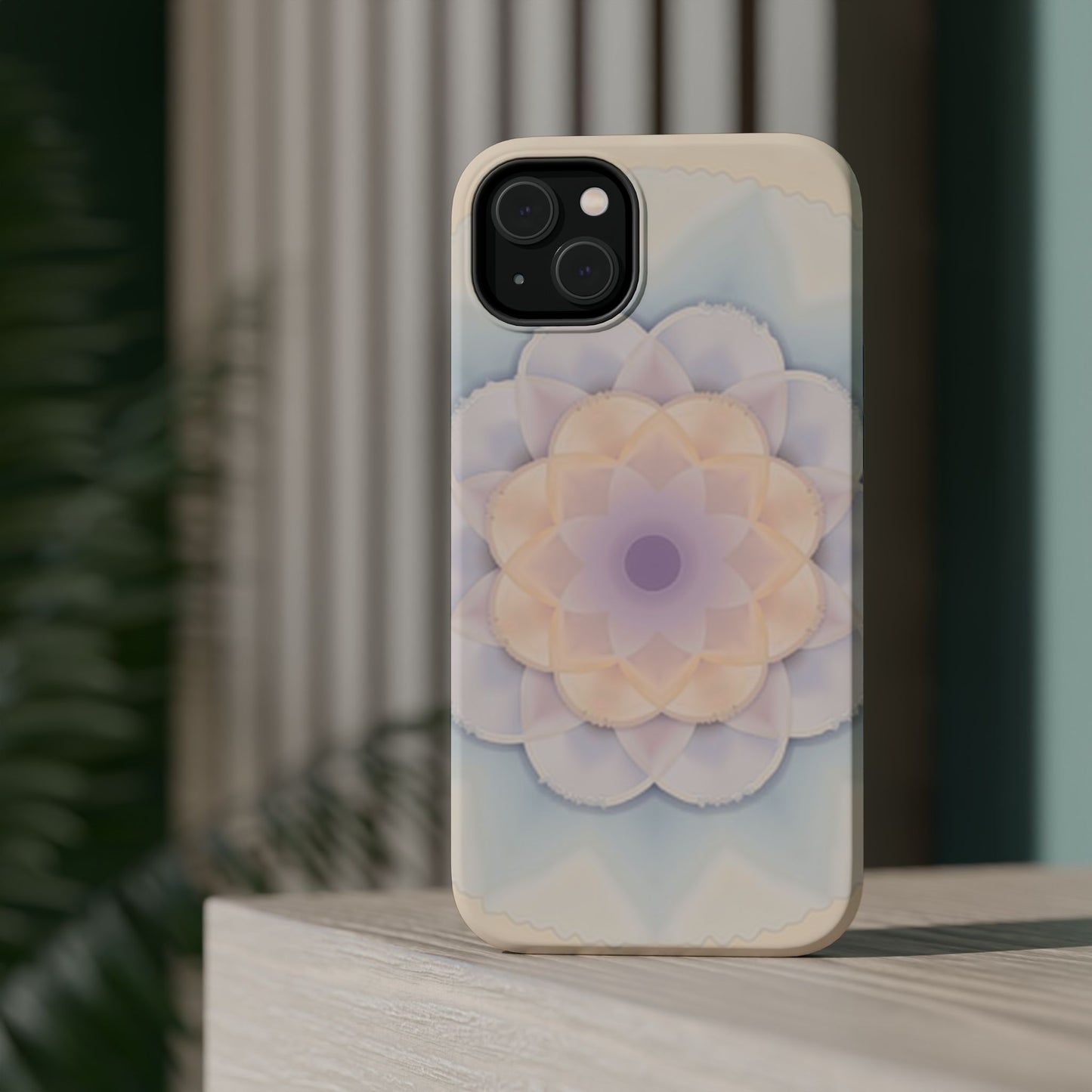 Pastel Mandala Phone Case - Aesthetic iPhone Case, Floral Gift Idea, Spiritual Zen Design