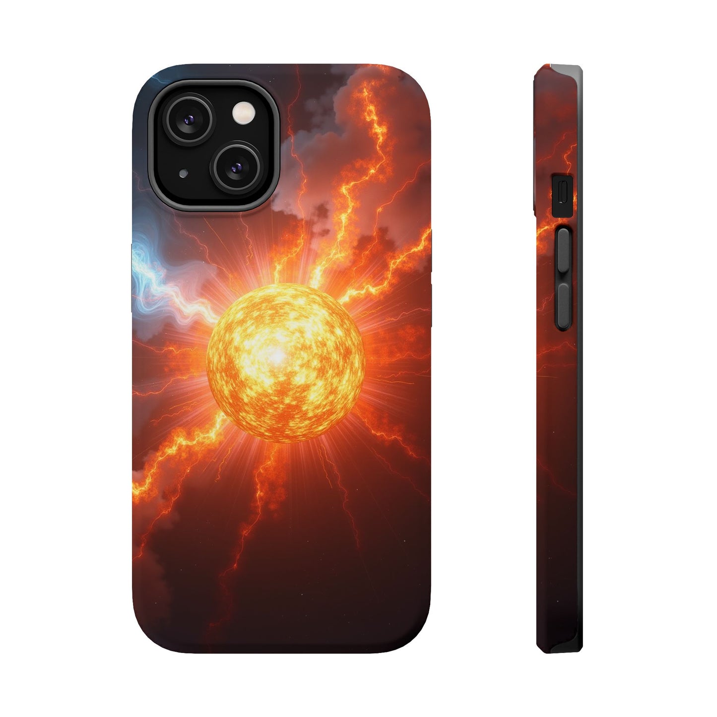 Solar Flare iPhone Case - Fiery Sunburst Space Design - Astronomy Gift Idea