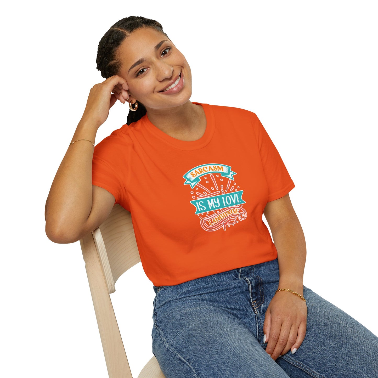 Sarcasm Is My Love Language Shirt - Funny Graphic Tee, Snarky Women's T-Shirt, Attitude Shirts, Gift For Her, Witty Statement Top