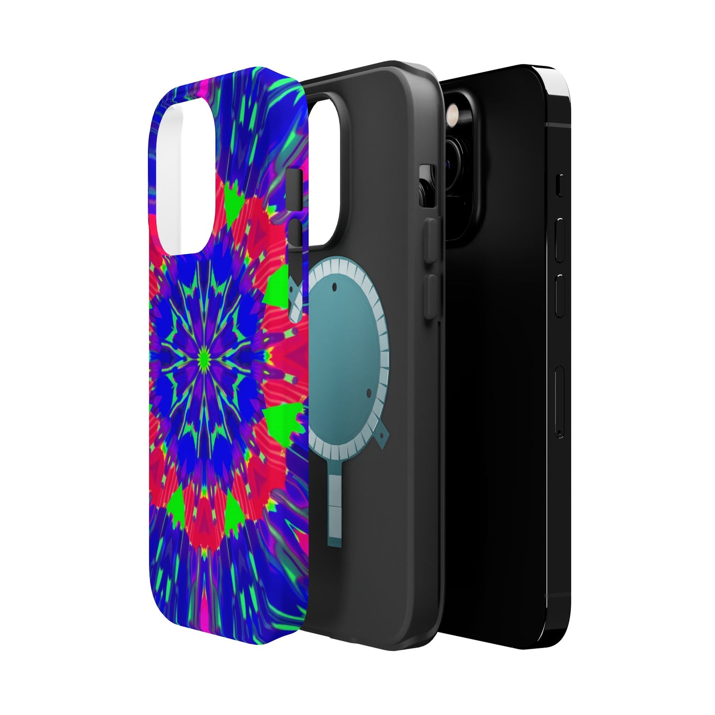 Neon Phone Case - Trippy iPhone Case, Rave Gift Idea, Aesthetic Y2K Accessory