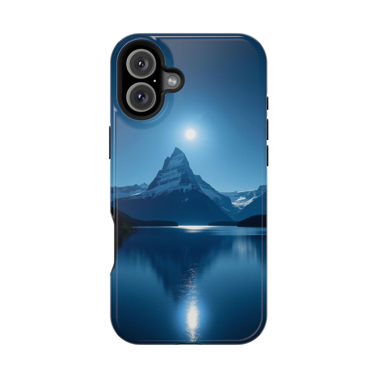 Mountain Lake Phone Case - Scenic Nature Design for iPhone 14-17 | Aesthetic Outdoor Gift
