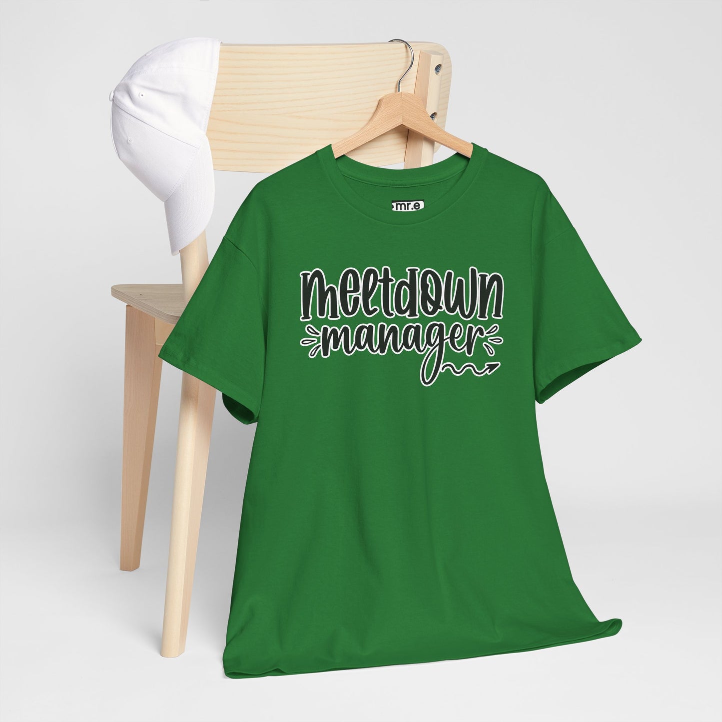 "Meltdown Manager" Funny & Witty Graphic Tee β Sarcastic Stress Relief Shirt for Overwhelmed Souls