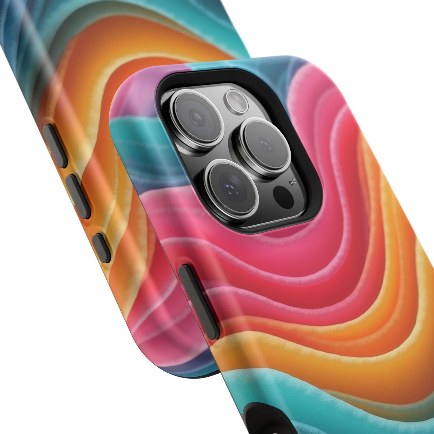 Colorful Wave Phone Case - Aesthetic iPhone Case, Pride Gift Idea, Trendy Summer Accessory