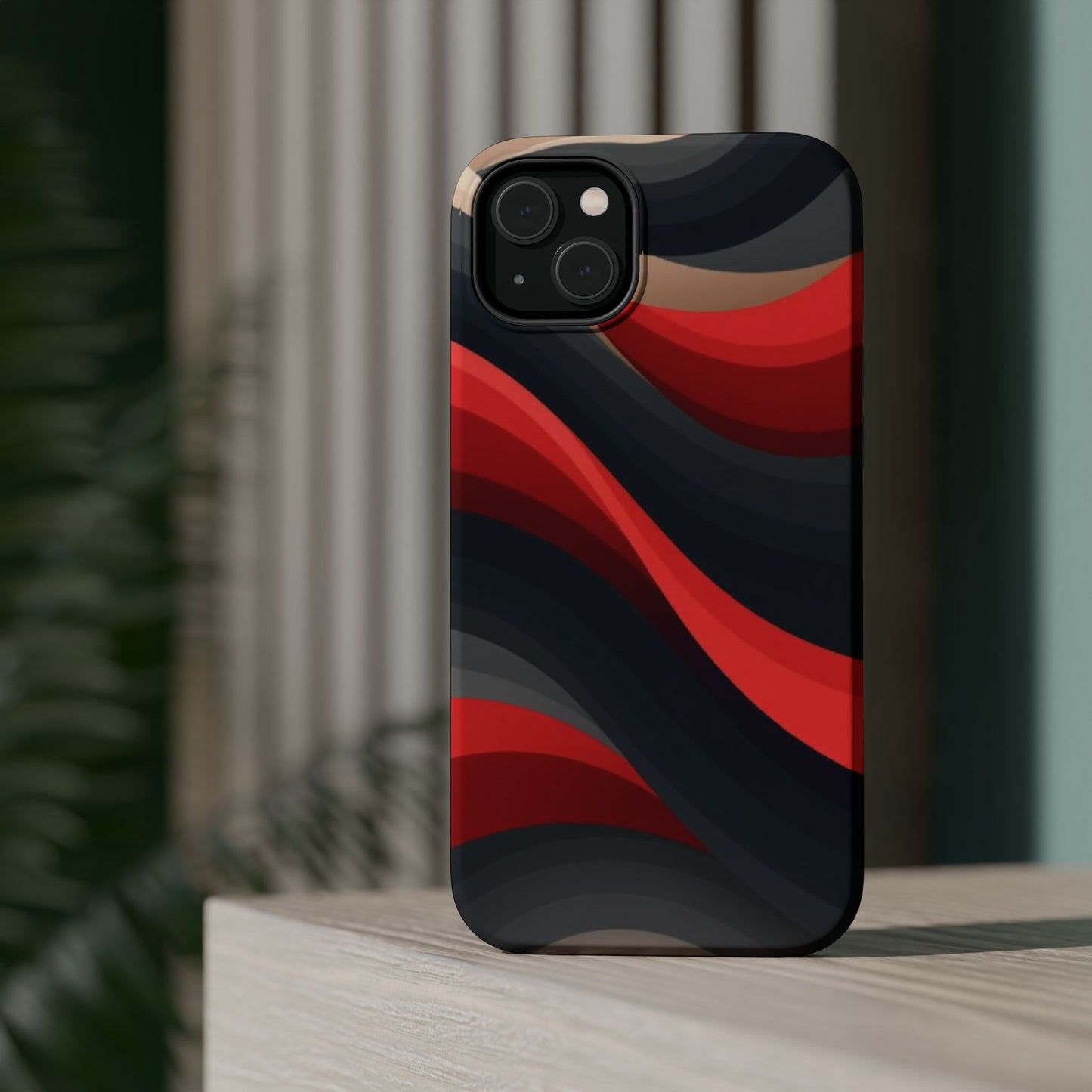 Dynamic Elegance Phone Case - Bold Wave Design | Trendy Aesthetic Gift Idea