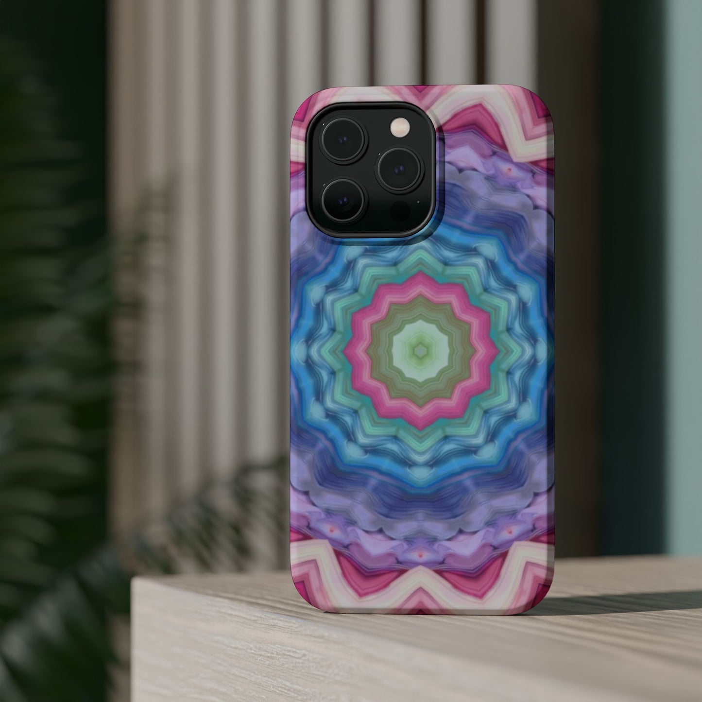 Abstract Phone Case - Psychedelic iPhone Case, Colorful Gift Idea, Unique Pattern Design