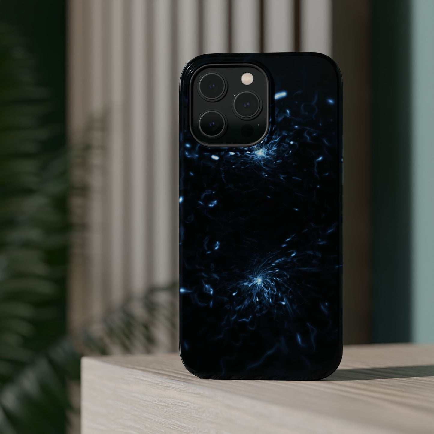 Galaxy Phone Case - Aesthetic iPhone Case | Blue Abstract Energy Design | Gifts for Him/Her | Sci-Fi Tech Vibes