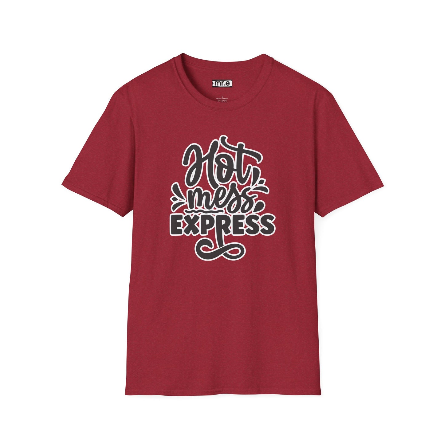 "Hot Mess Express" Funny & Bold T-Shirt β Ironic Confidence Tee for Chaotic, Cool, and Unapologetically You