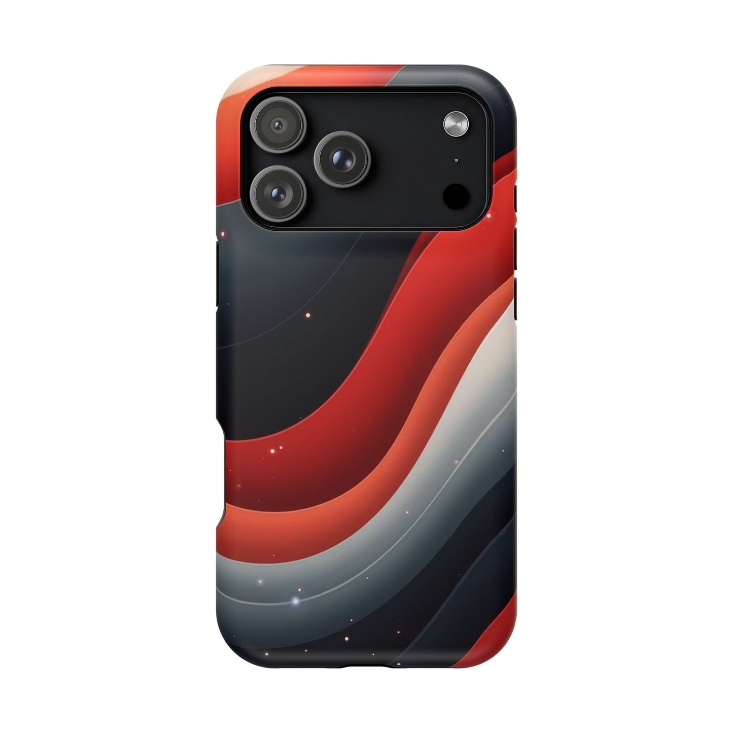 Celestial Waves iPhone Case - Galaxy Space Design, Aesthetic Gift Idea
