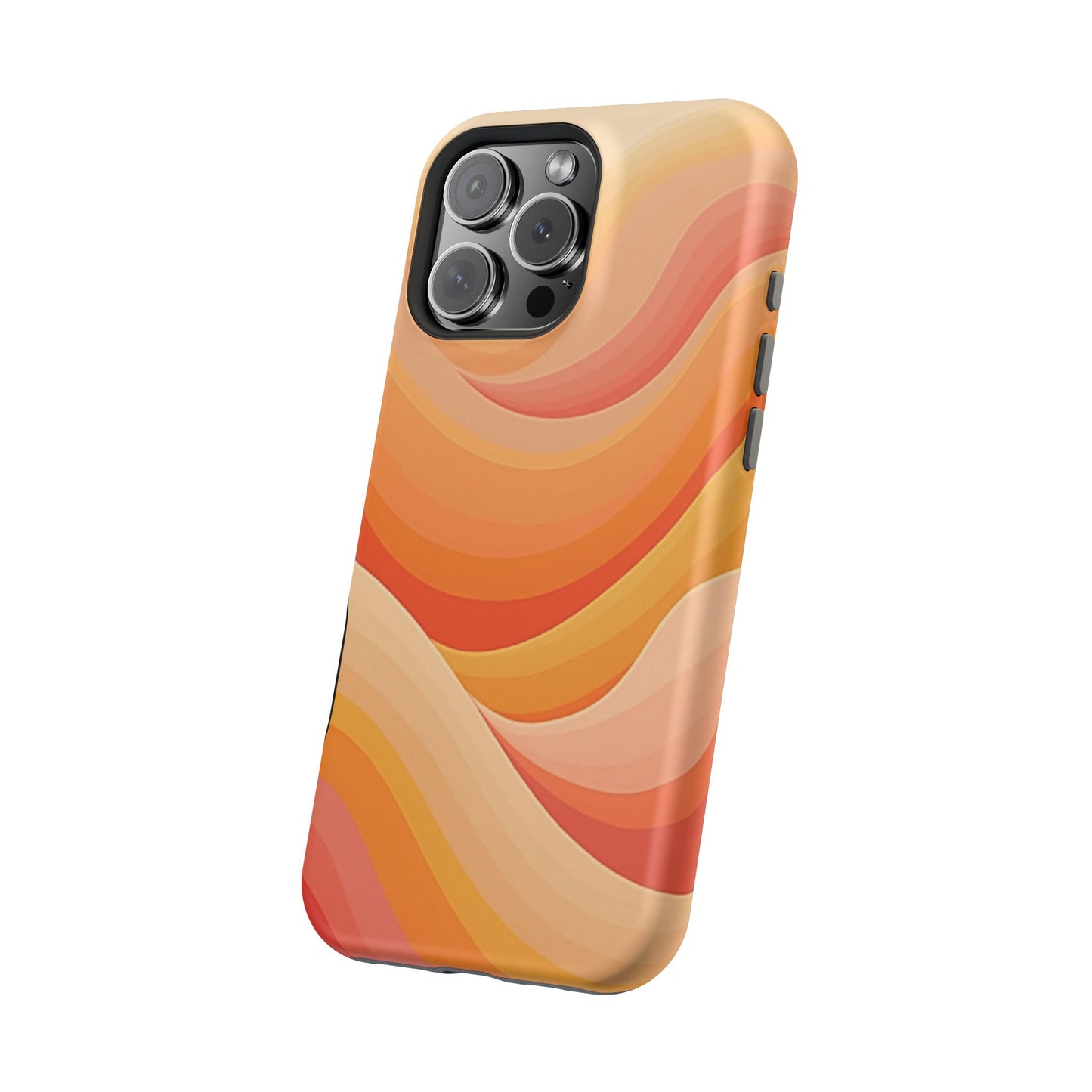 Retro Wave Phone Case - 70s Inspired Aesthetic | Orange Gradient iPhone Case | Gifts for Her | Vintage Style Sun Design