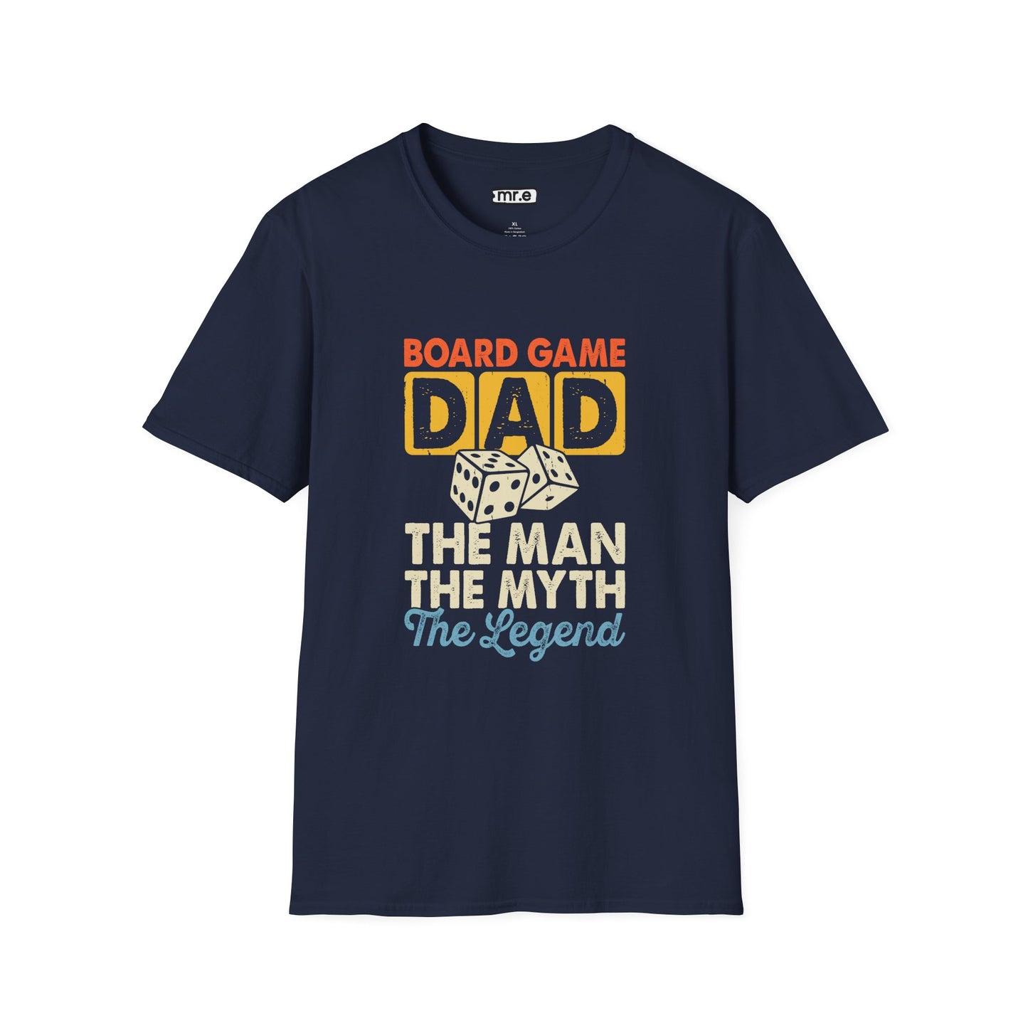 "Board Game Dad" Funny & Trendy Graphic Tee β Perfect Gift for Gamer Dads, Family Night Lovers & Game Night Champions