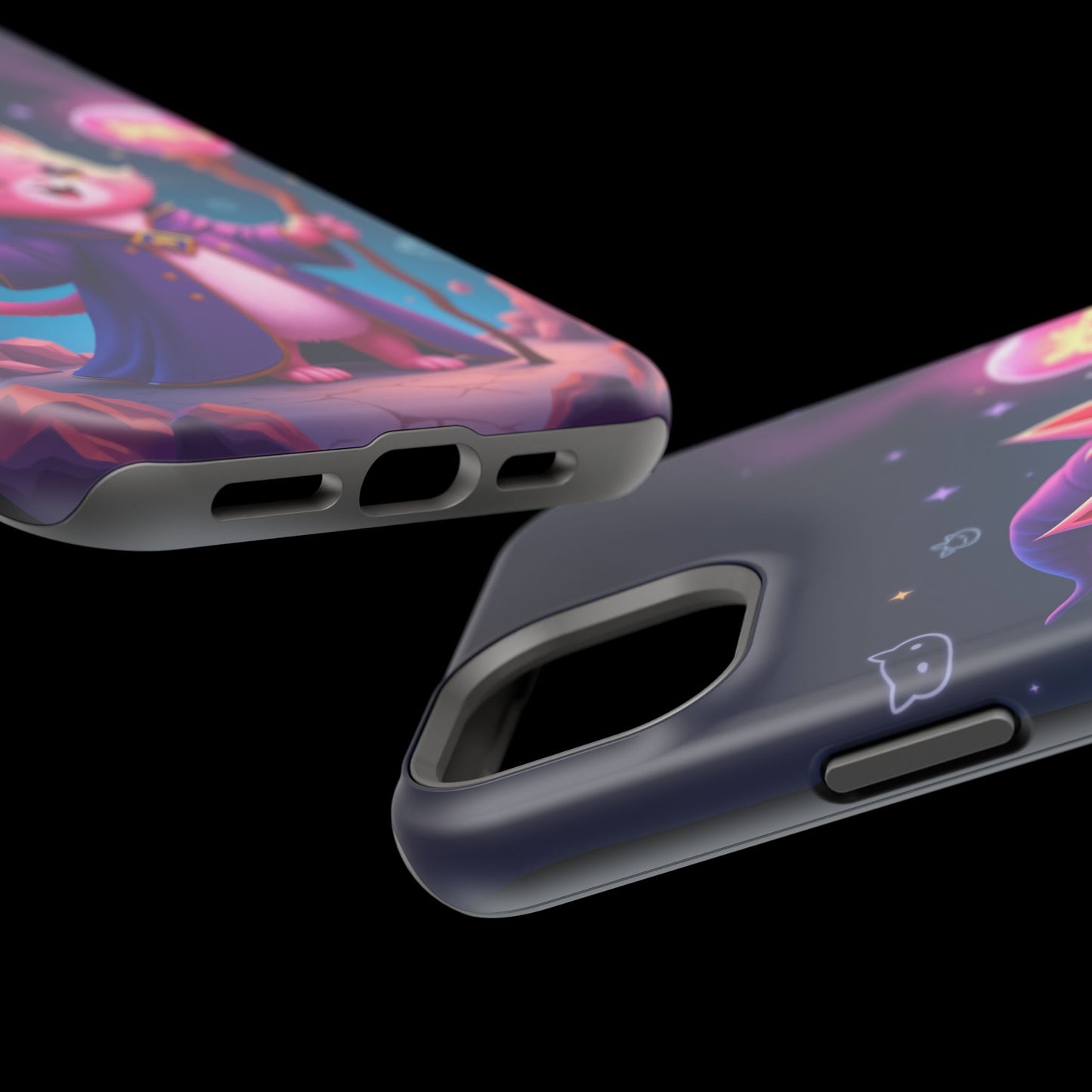 Magical Cat Sorcerer iPhone Case - Cute Fantasy Gift for Cat Lovers