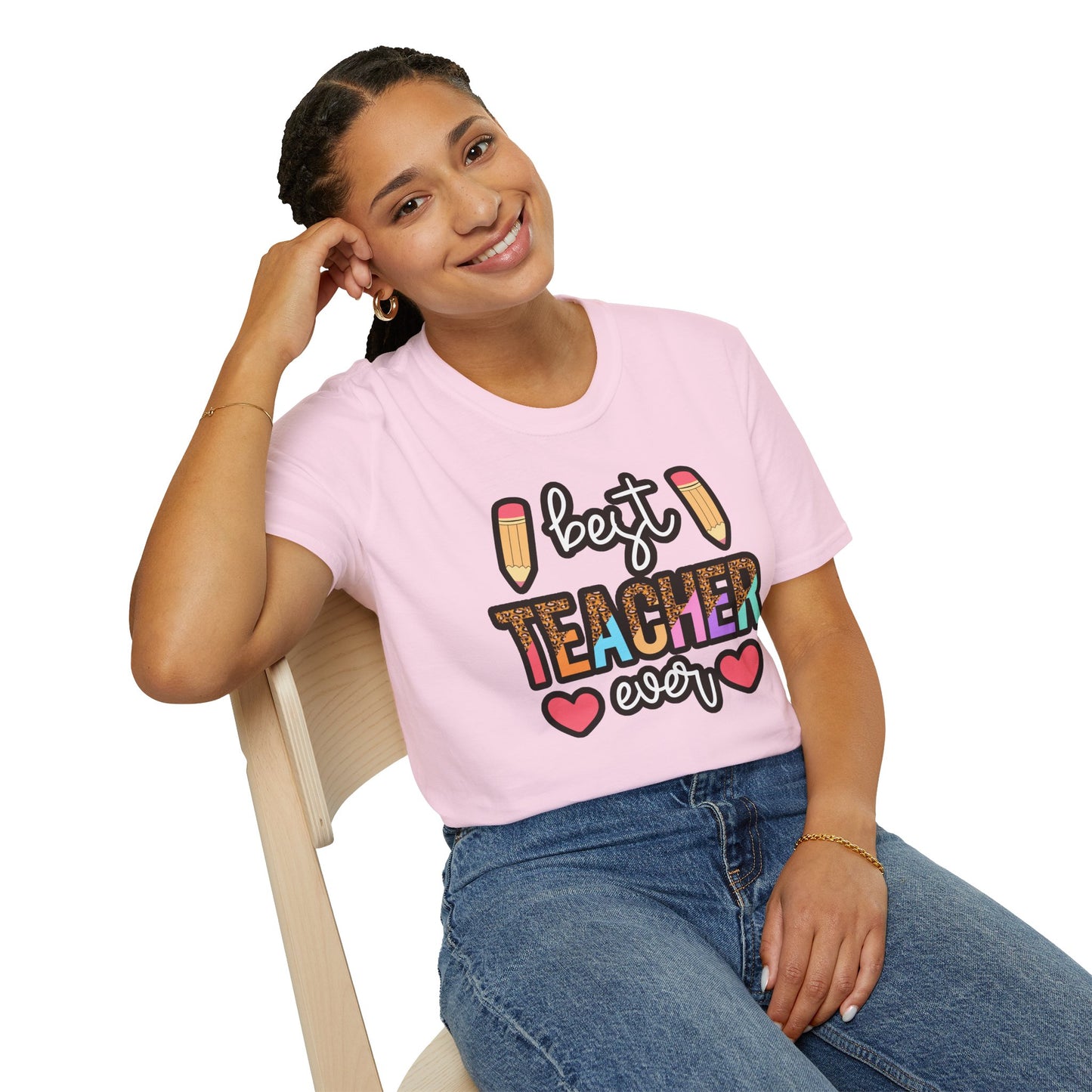 Best Teacher Ever T-Shirt – Fun and Colorful Gift for Outstanding Educators