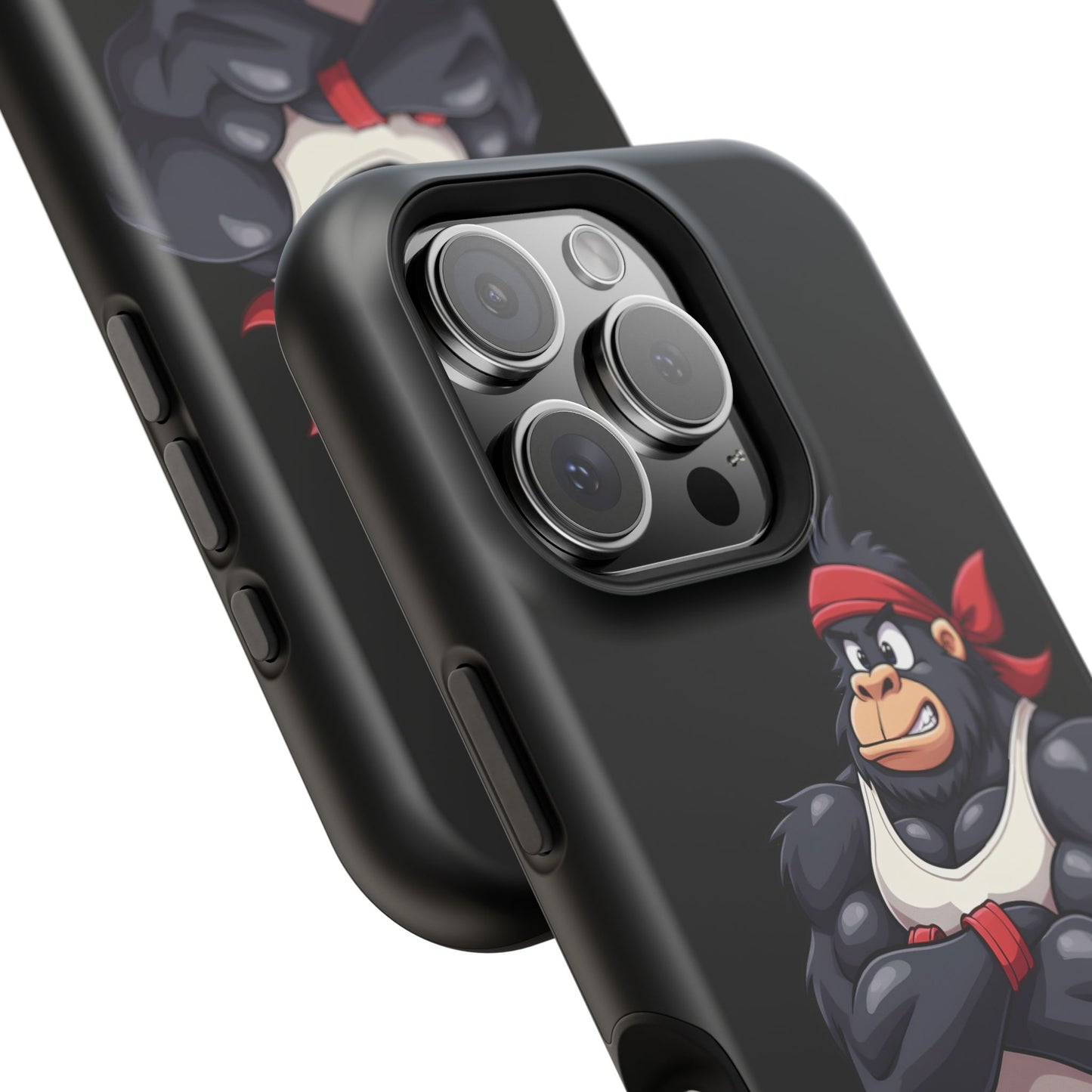 Red Band Gym Gorilla Phone Case β Fierce Style Meets Tough Protection
