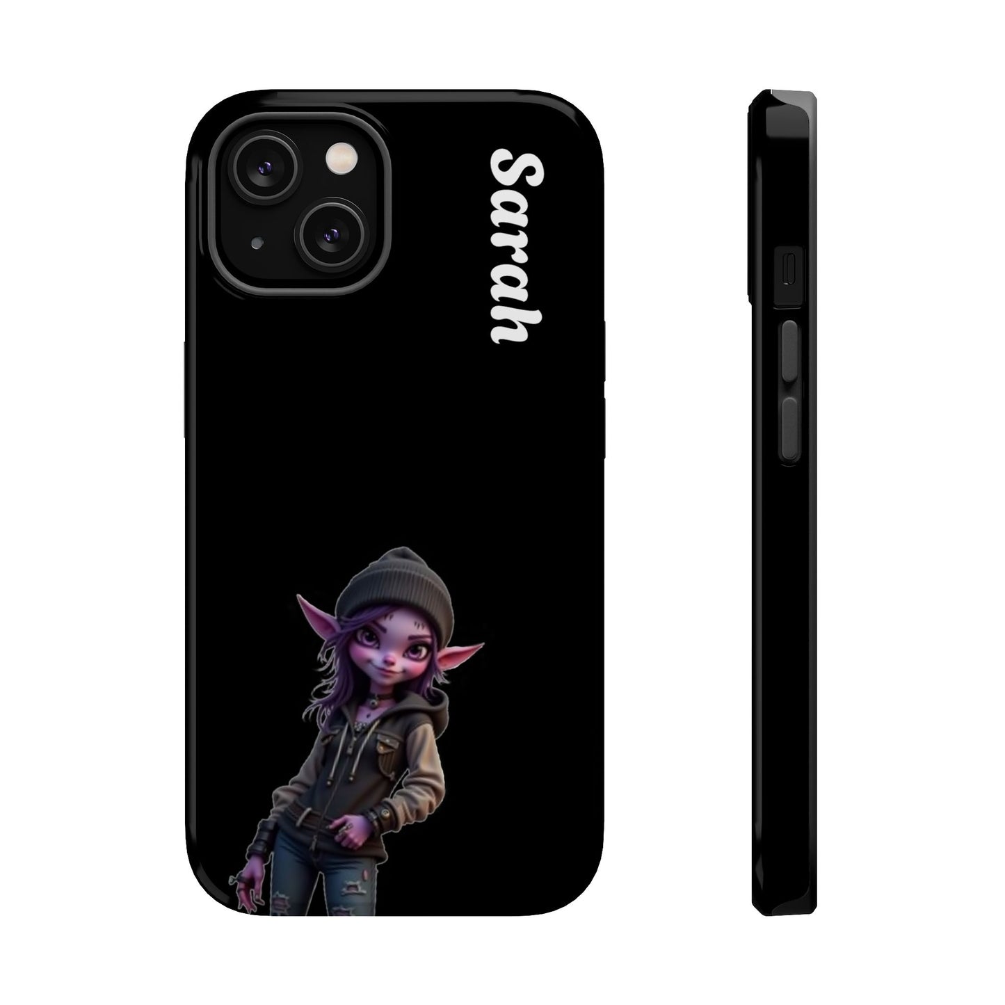 Personalized Elf Phone Case - Custom Name Aesthetic Y2K Gift | Cool Character Cases for Teens & Girls