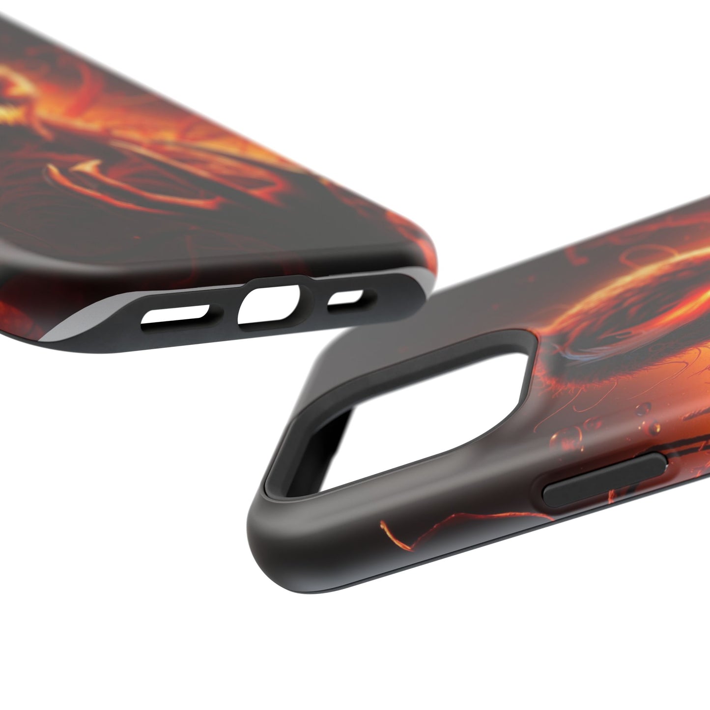 Fiery Alien Phone Case - Aesthetic iPhone Case | Sci-Fi Art Design | Gifts for Him | Unique Phone Accessories