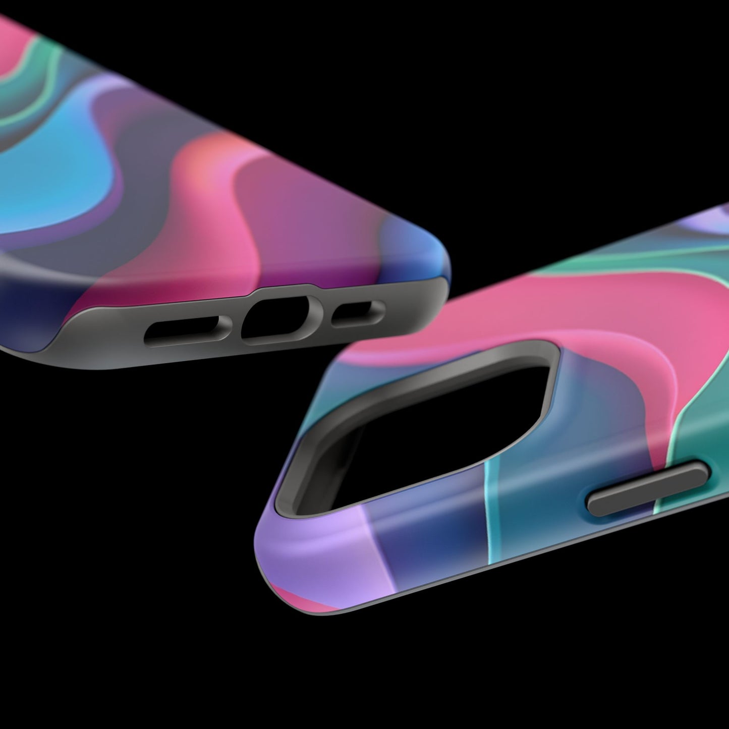 Aesthetic Wave Phone Case - Colorful iPhone Case, Ocean Gift Idea, Trendy Summer Accessory