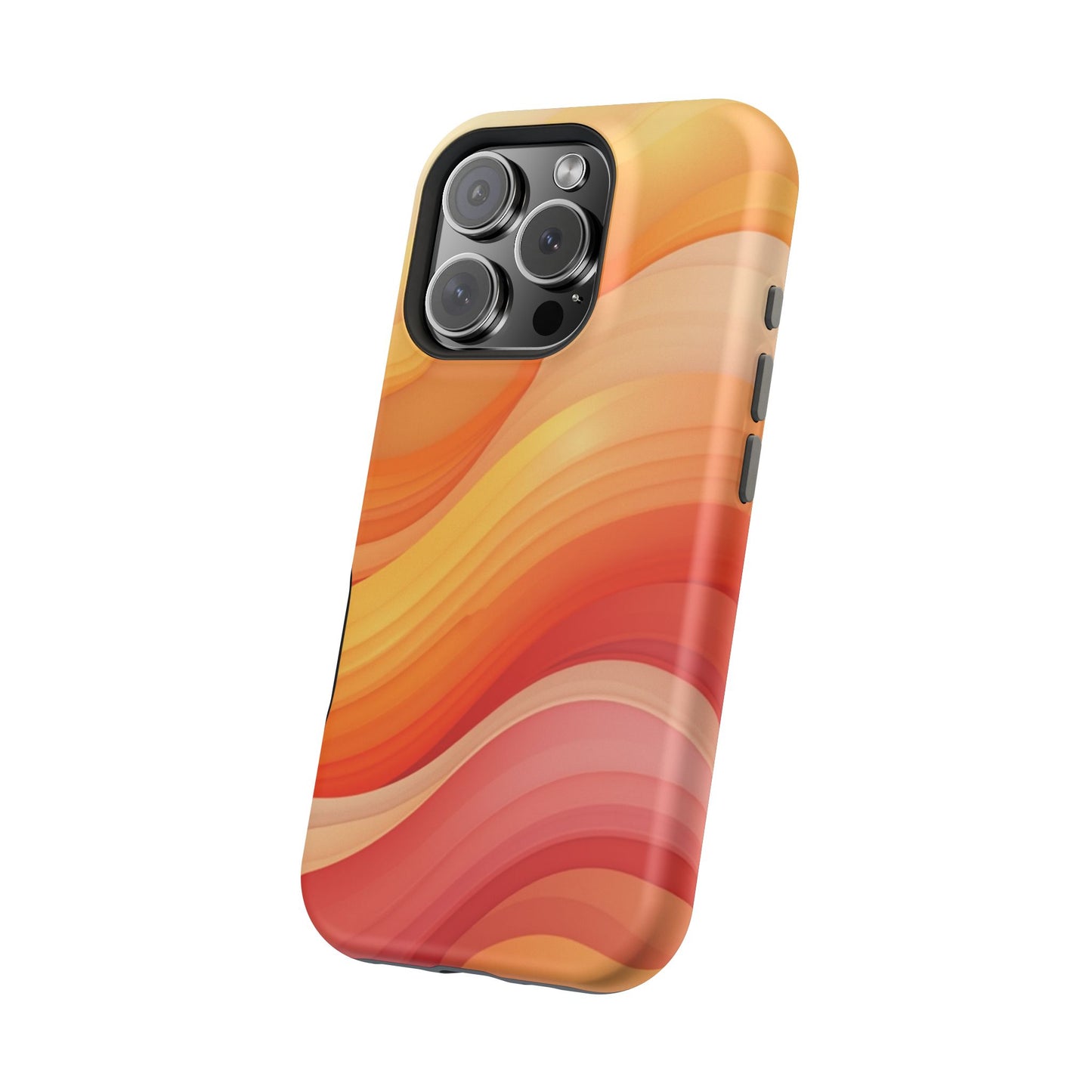 Sunset Phone Case - Aesthetic iPhone Case | Warm Gradient Wave Design | Gifts for Her | Beachy Summer Vibes