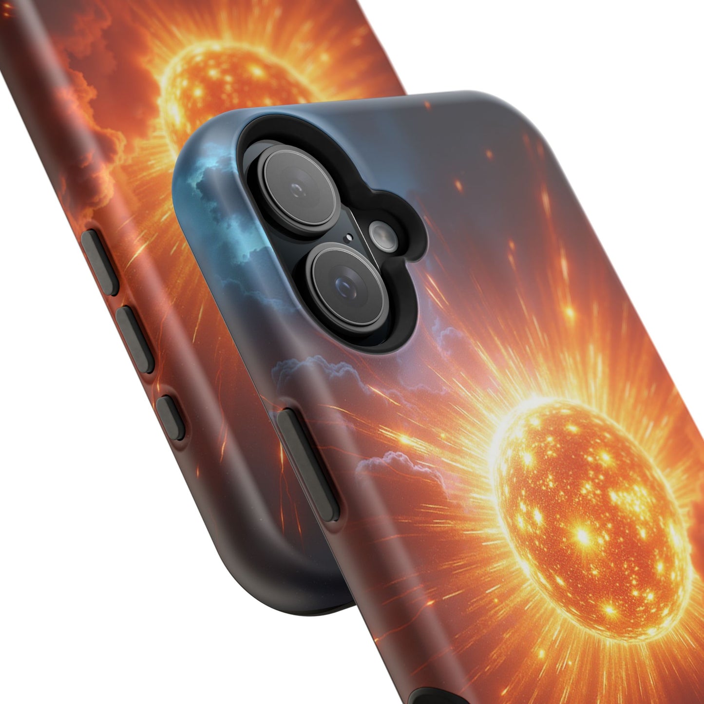 Sun Phone Case - Fiery Starburst iPhone Cover - Astronomy Gift for Him/Her