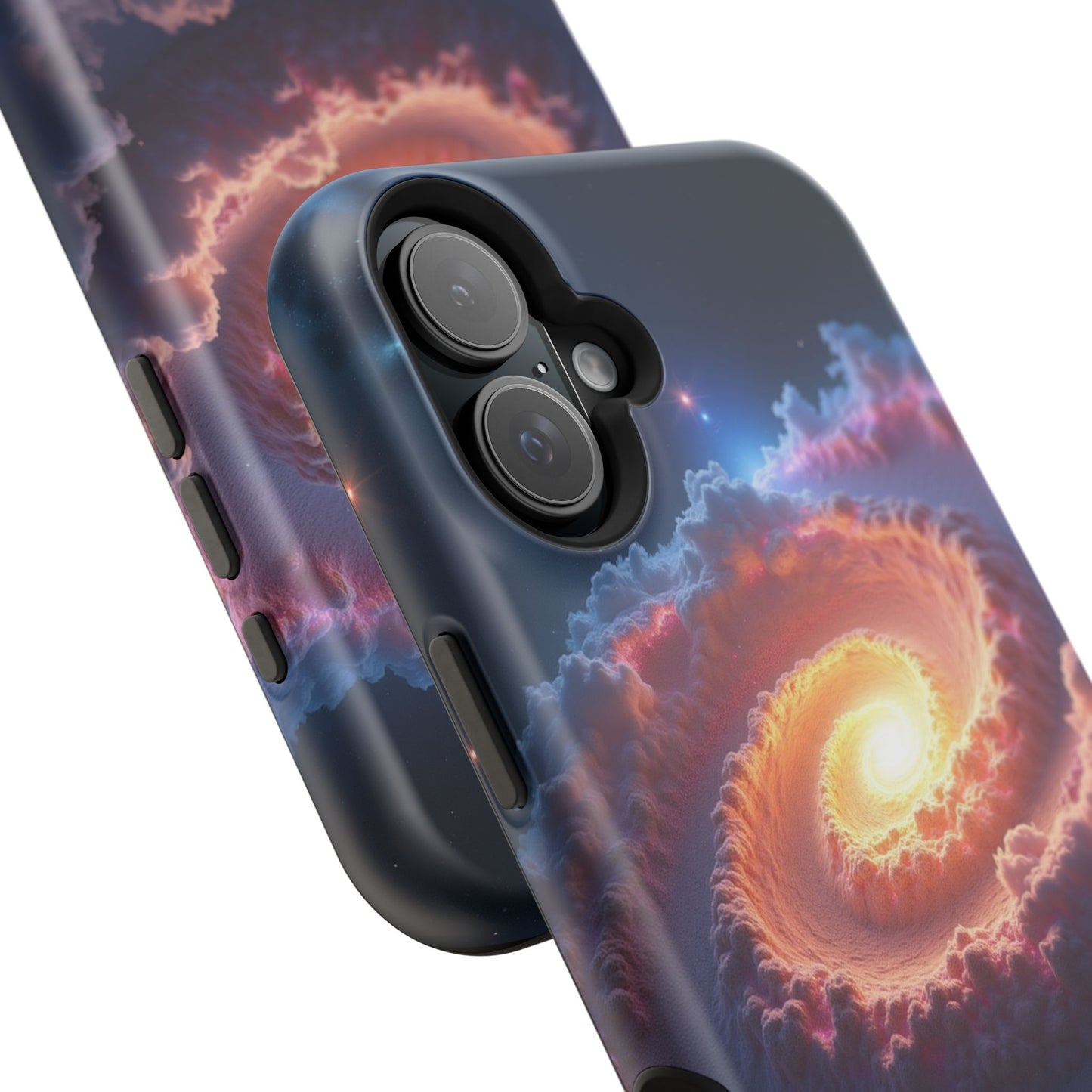 Ethereal Spiral Galaxy Phone Case for iPhone | Dreamy Aesthetic Slim Protective Cover